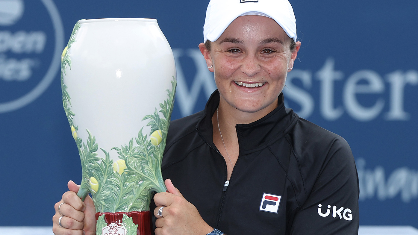 Ash Barty has claimed her fifth title of the year in Cincinnati.