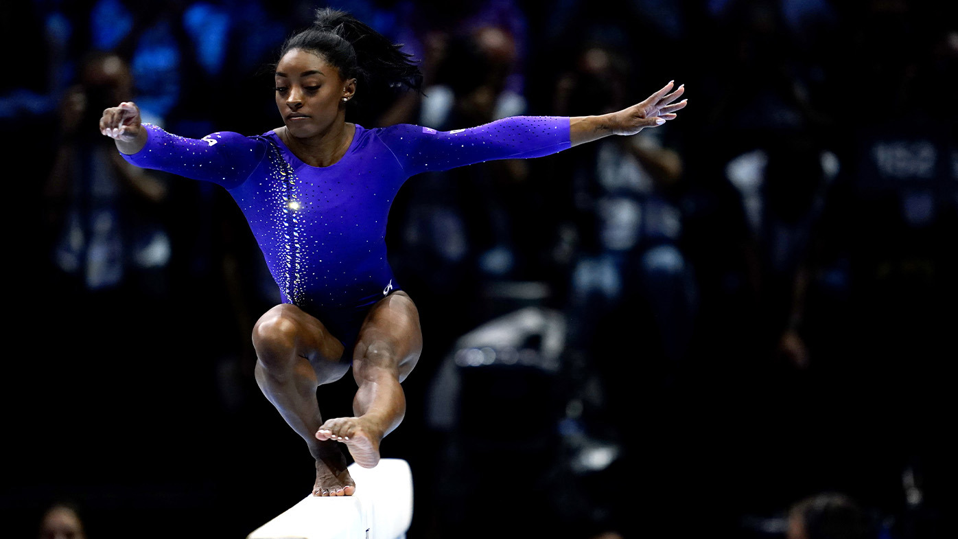 US gymnastics megastar Simone Biles.