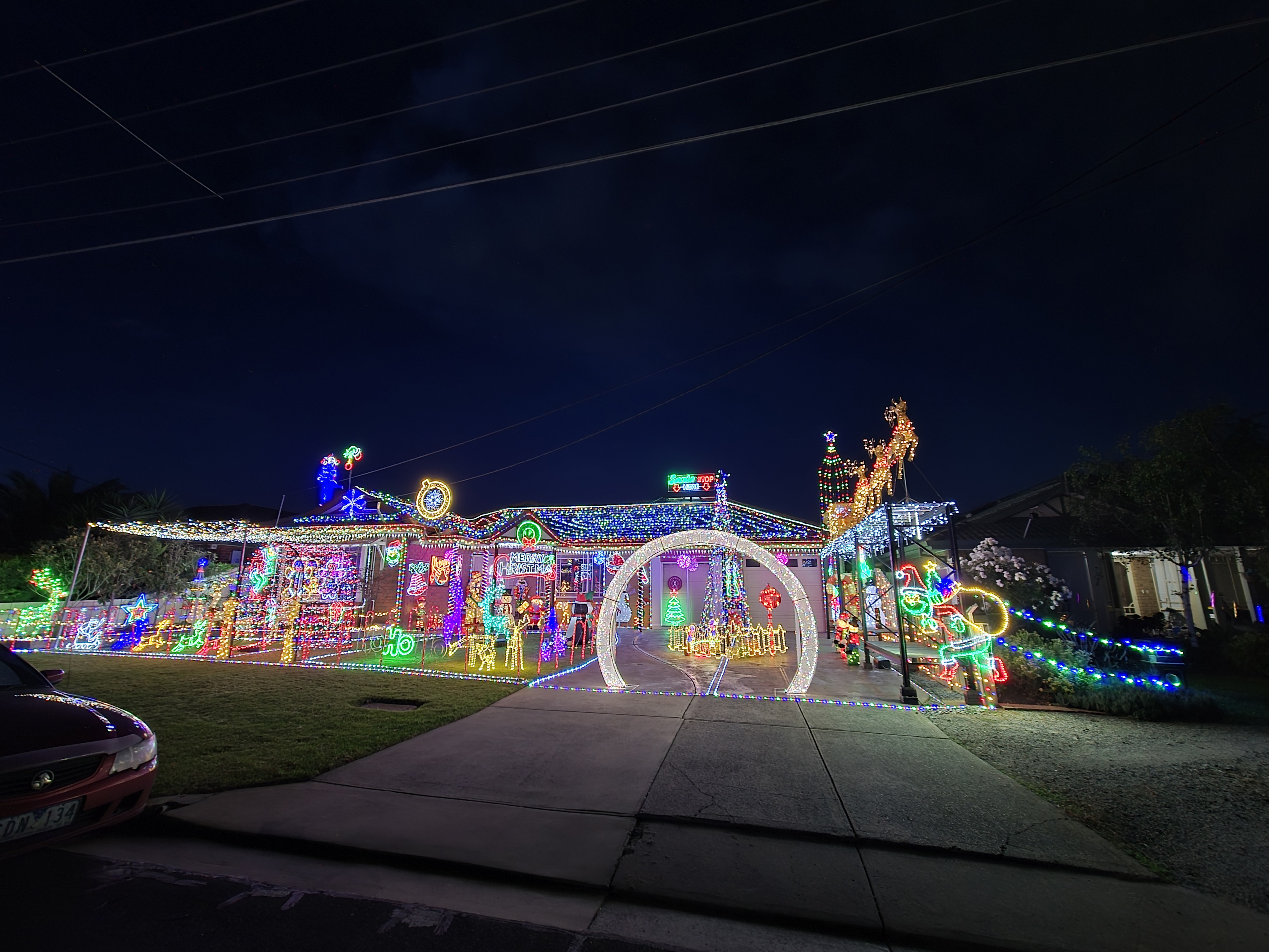 Christmas lights in Hoppers Crossing, Vic