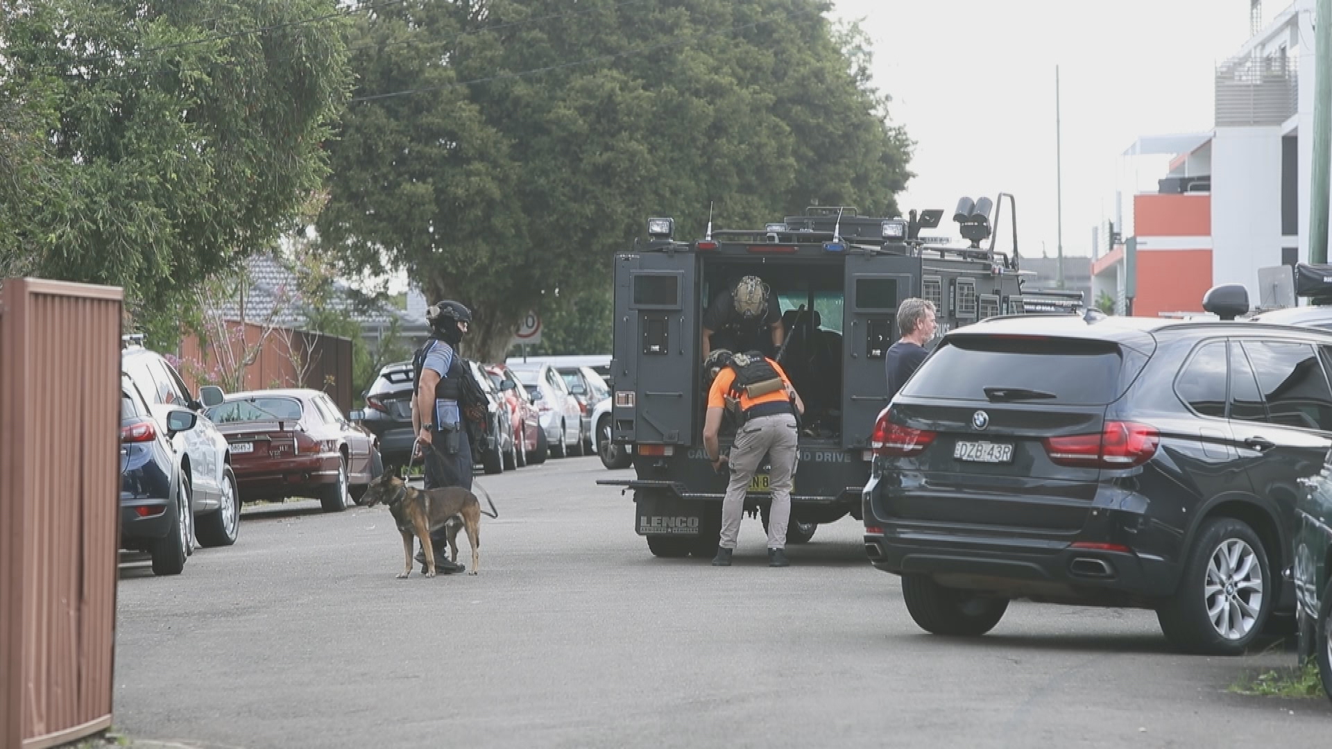 NSW Police raid in Belmore to find allegedly kidnapped man.