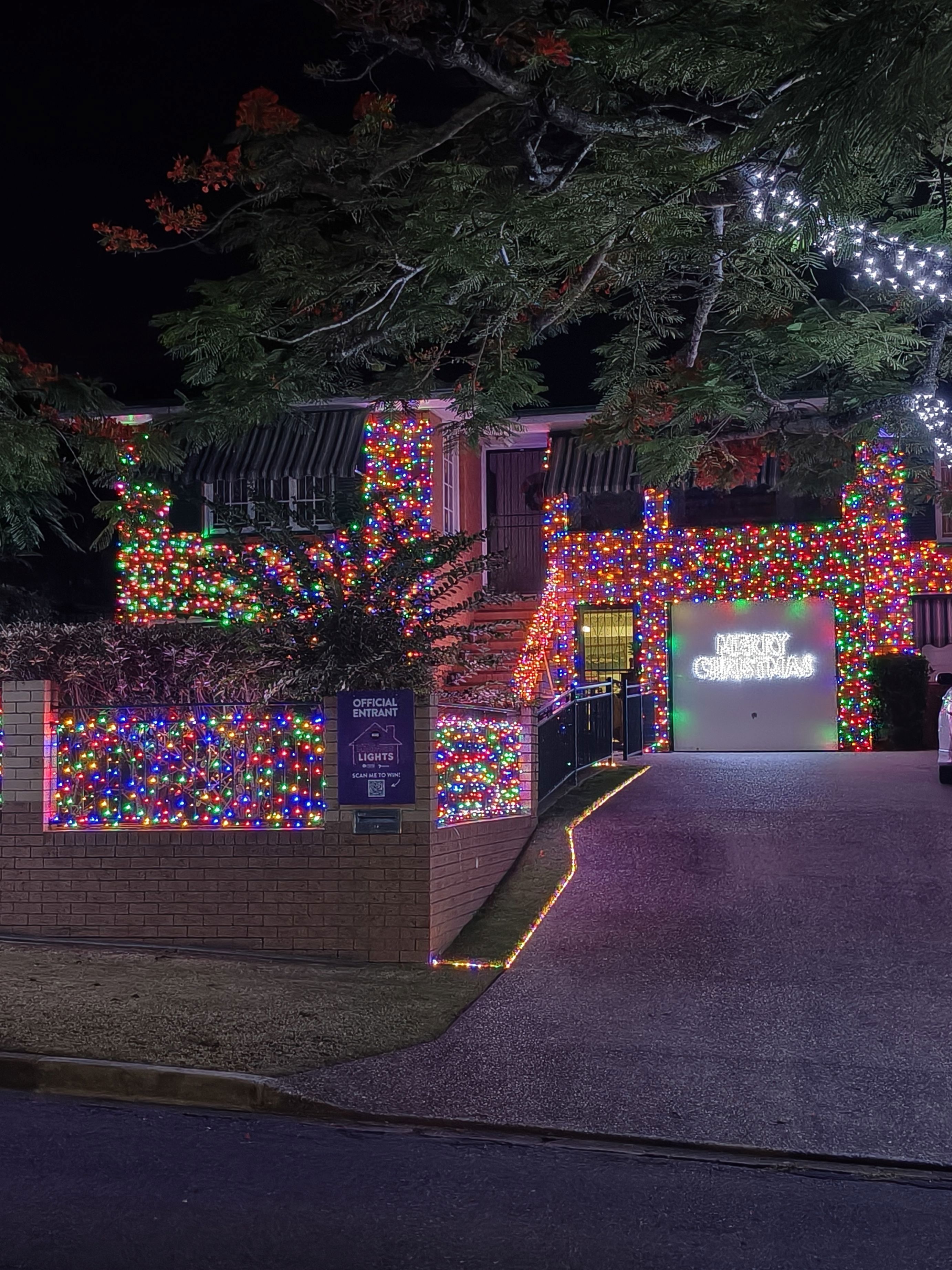 Christmas lights in Geebung, Queensland