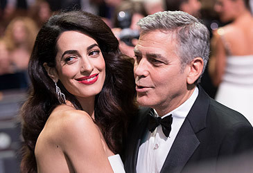 Amal and George Clooney at 2017 Cesar Film Awards (Francois Durand/Getty)
