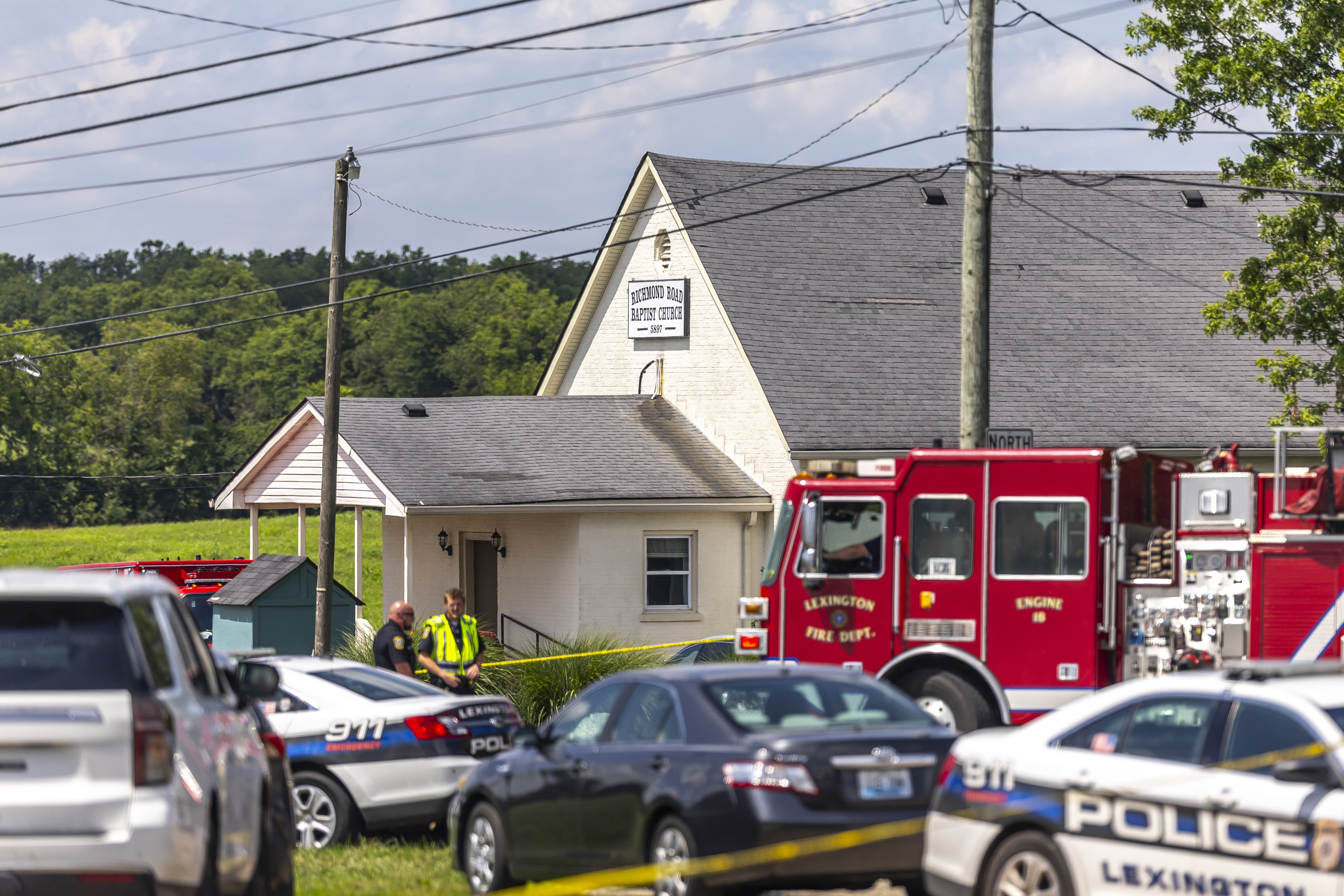 'Today, violence invaded the Lord's House': Community ripped apart in deadly shooting