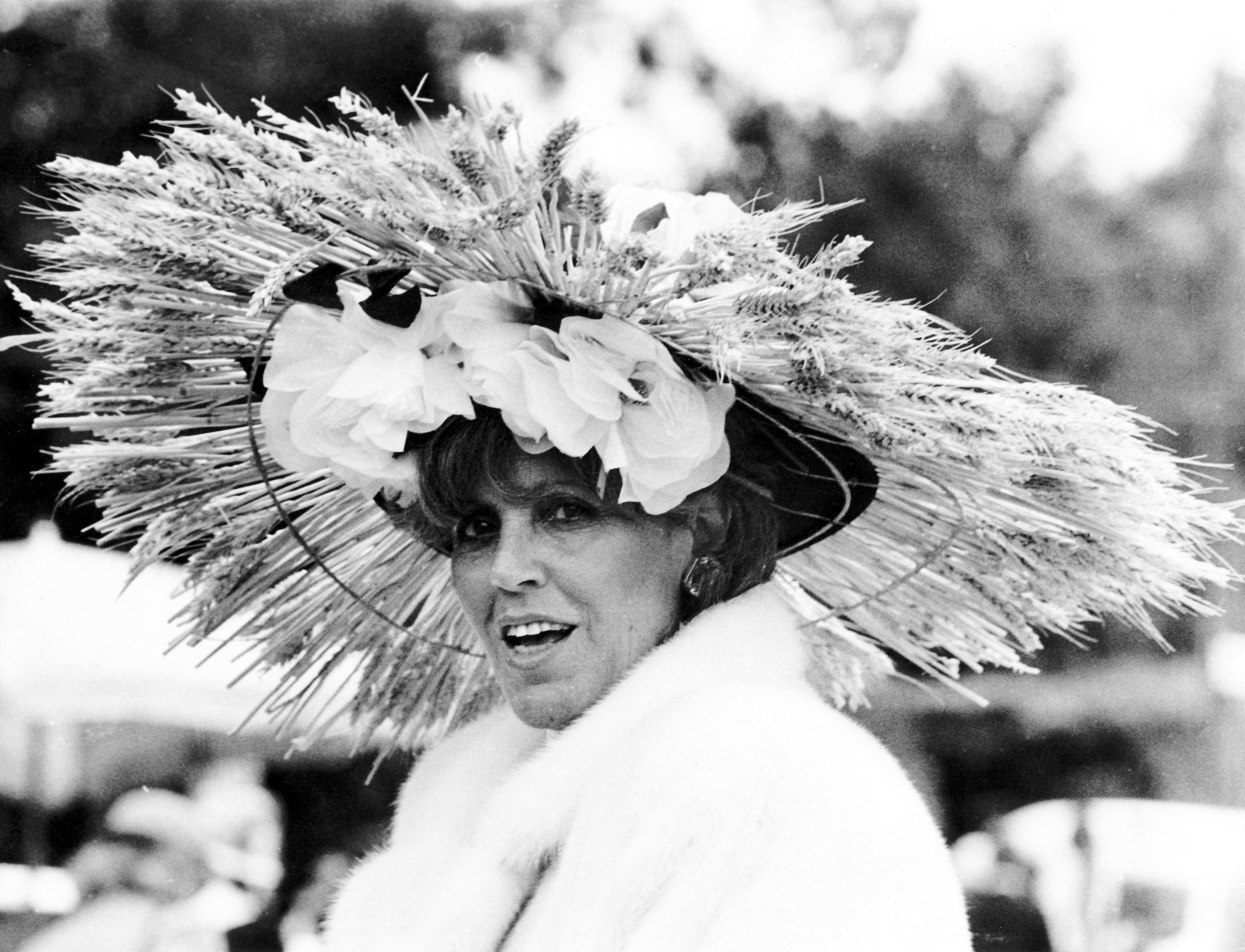 Lillian Frank at the 1984 Melbourne Cup. 