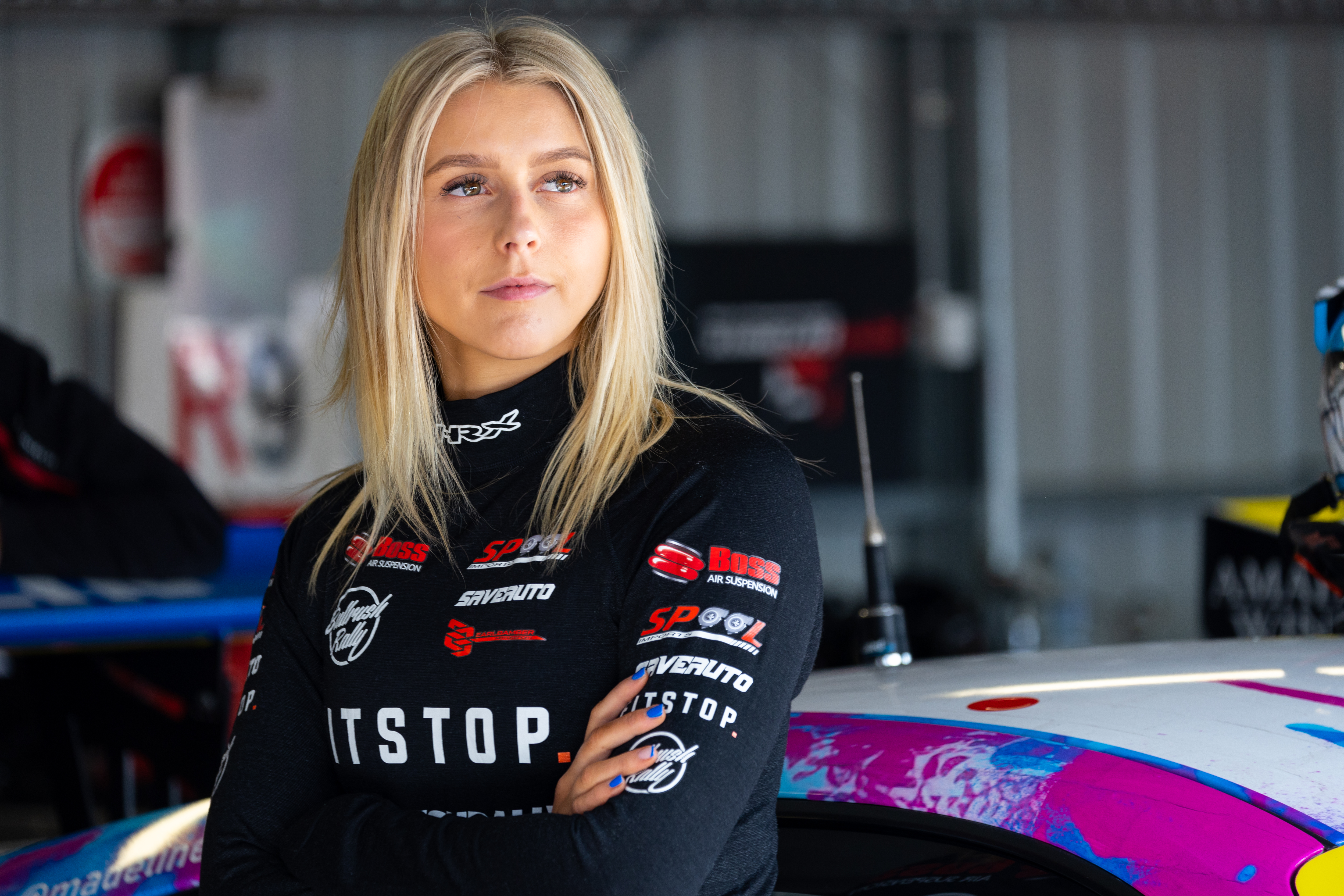 Earl Bamber Motorsport driver Madeline Stewart.