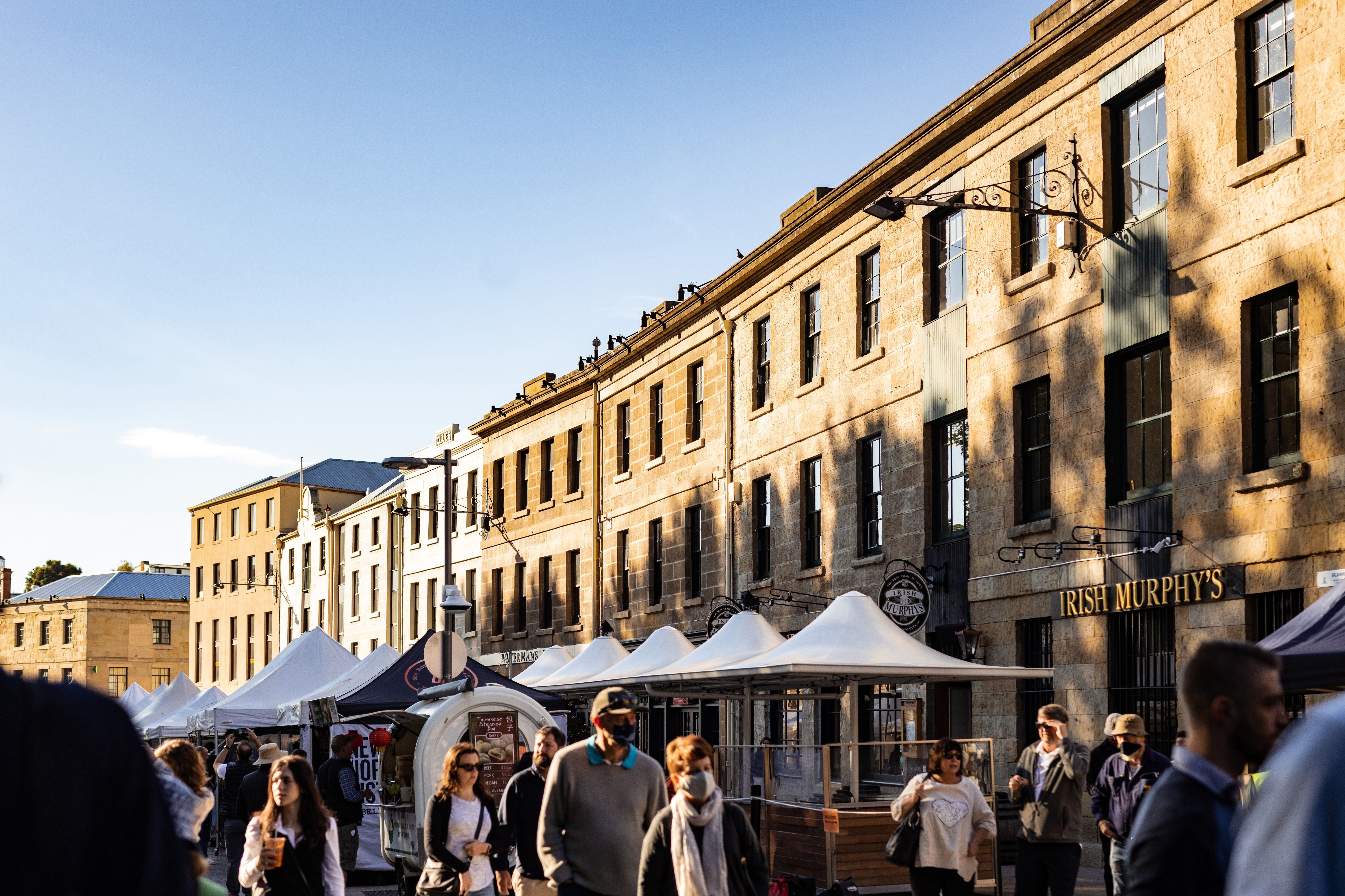 Set among the historic Georgian sandstone buildings of Salamanca Place in Hobart, this famous market attracts thousands of locals and visitors every Saturday of the year.