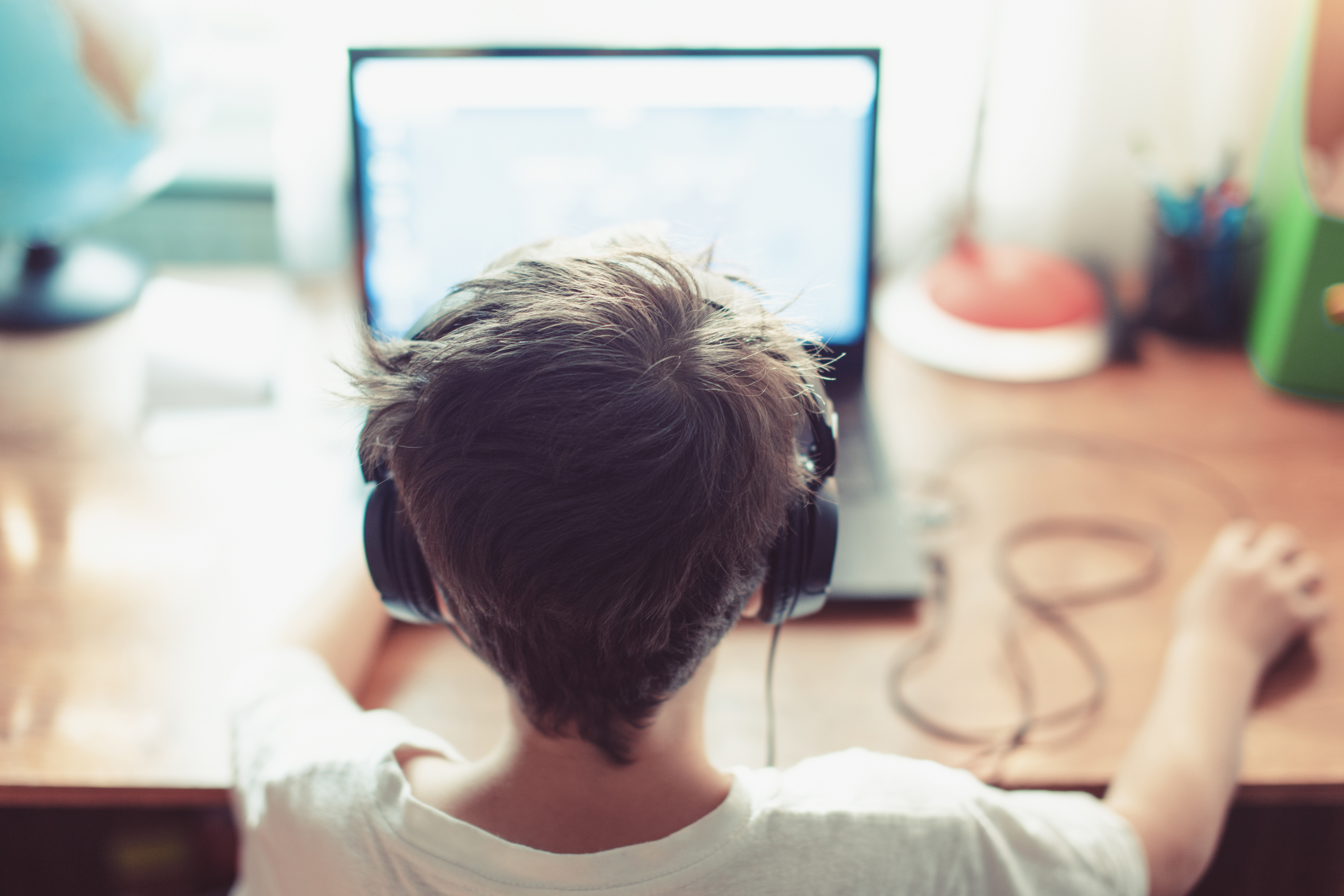 Child on computer