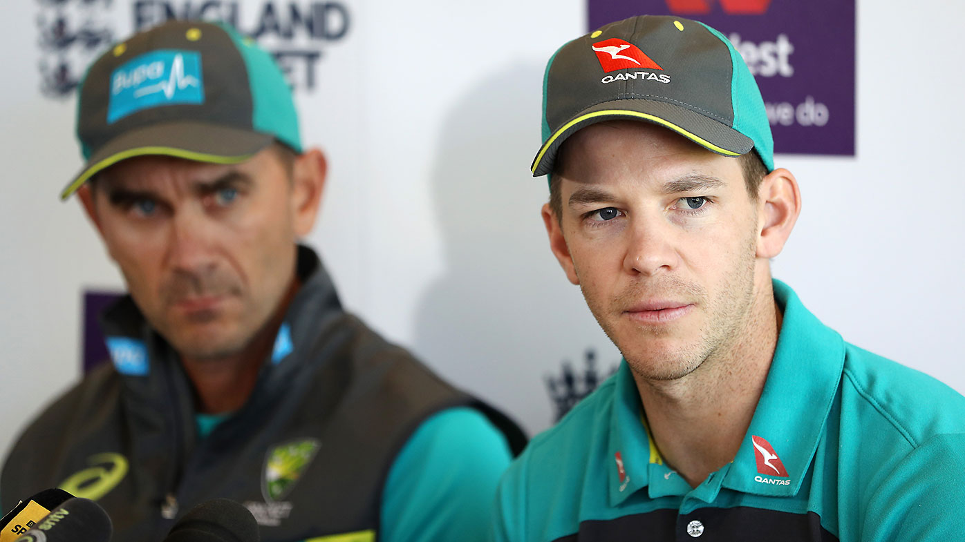 Tim Paine and Justin Langer