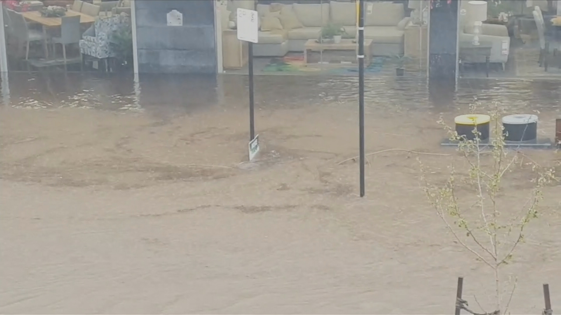Queensland roads are flooding from the deluge.