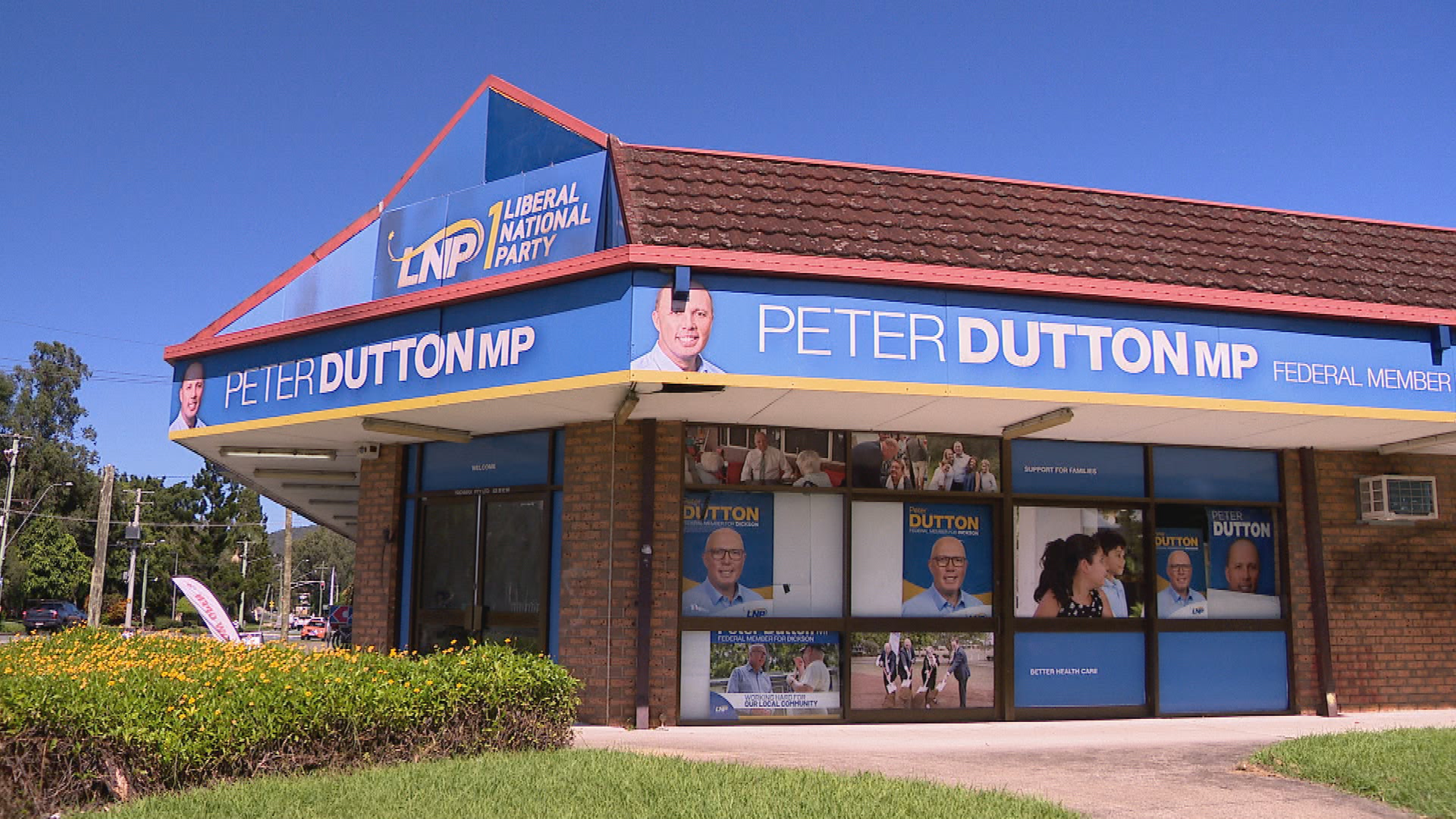 Peter Dutton's electorate office vandalised