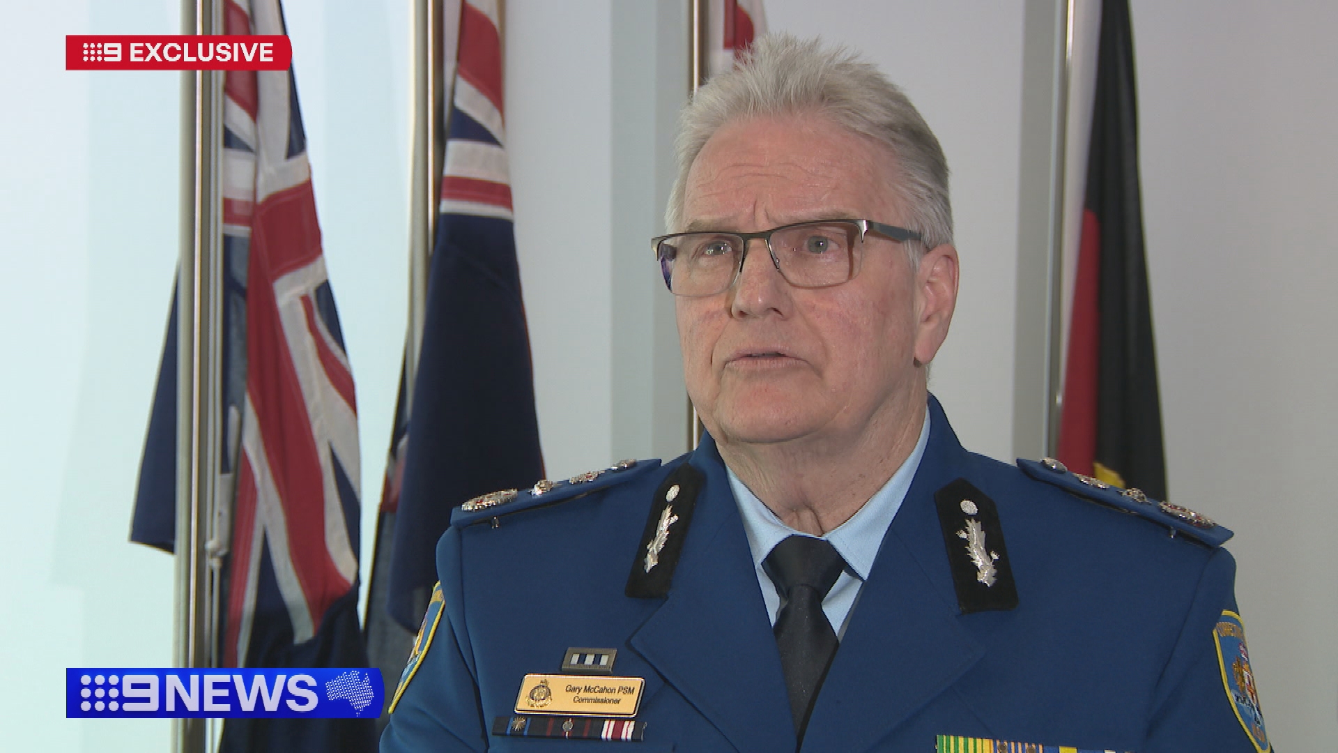 Comm. Gary McCahon, Corrective Services in his uniform