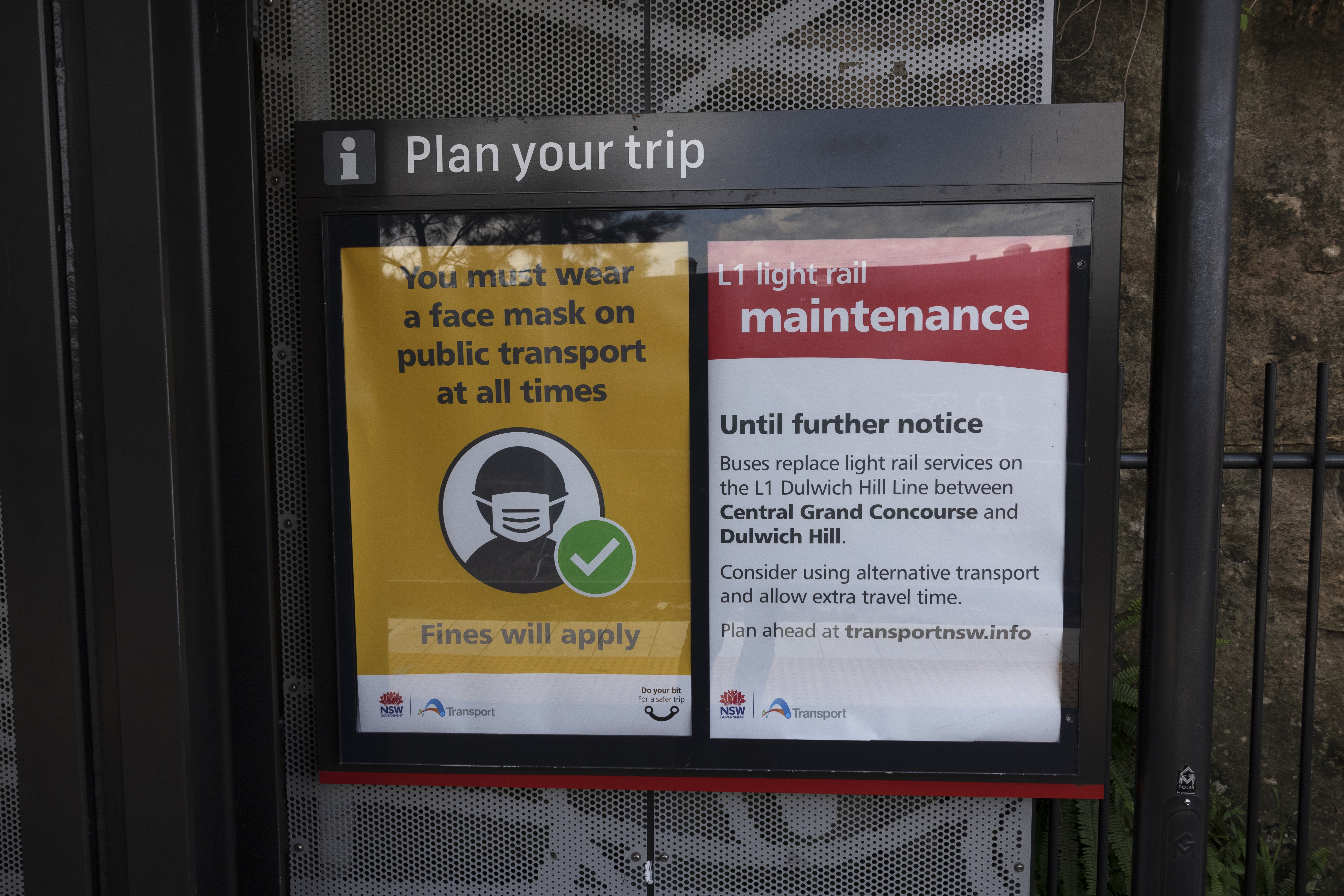 Dulwhich Hill Light Rail. The Inner West light rail will close for 18 months. 08 November, 2021. Photo: Brook Mitchell