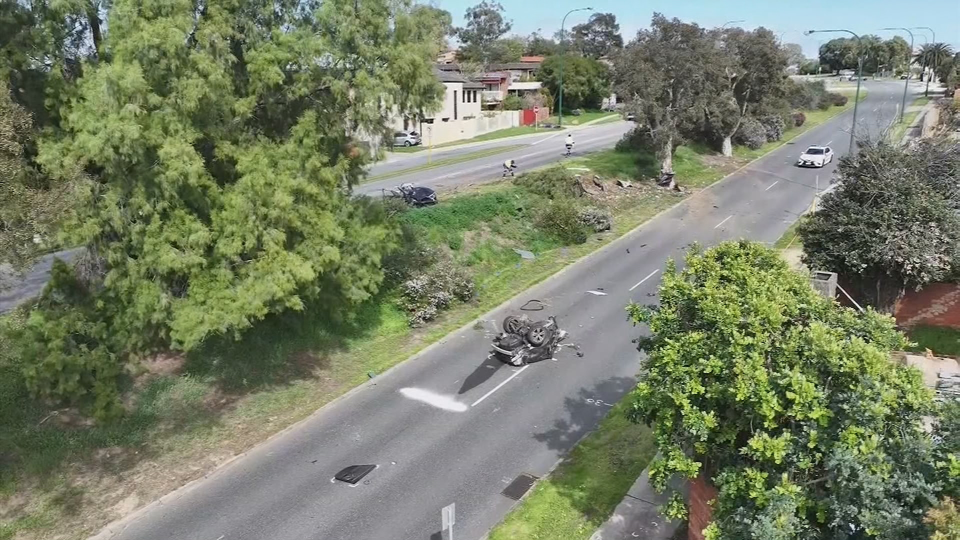 Attadale crash scene