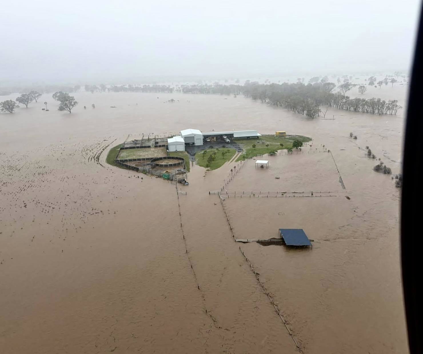 Flooding in Habana, Queensland.