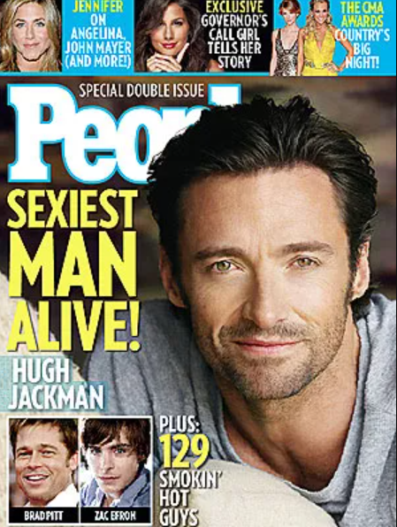 People's Sexiest Man Alive 2008 Hugh Jackman