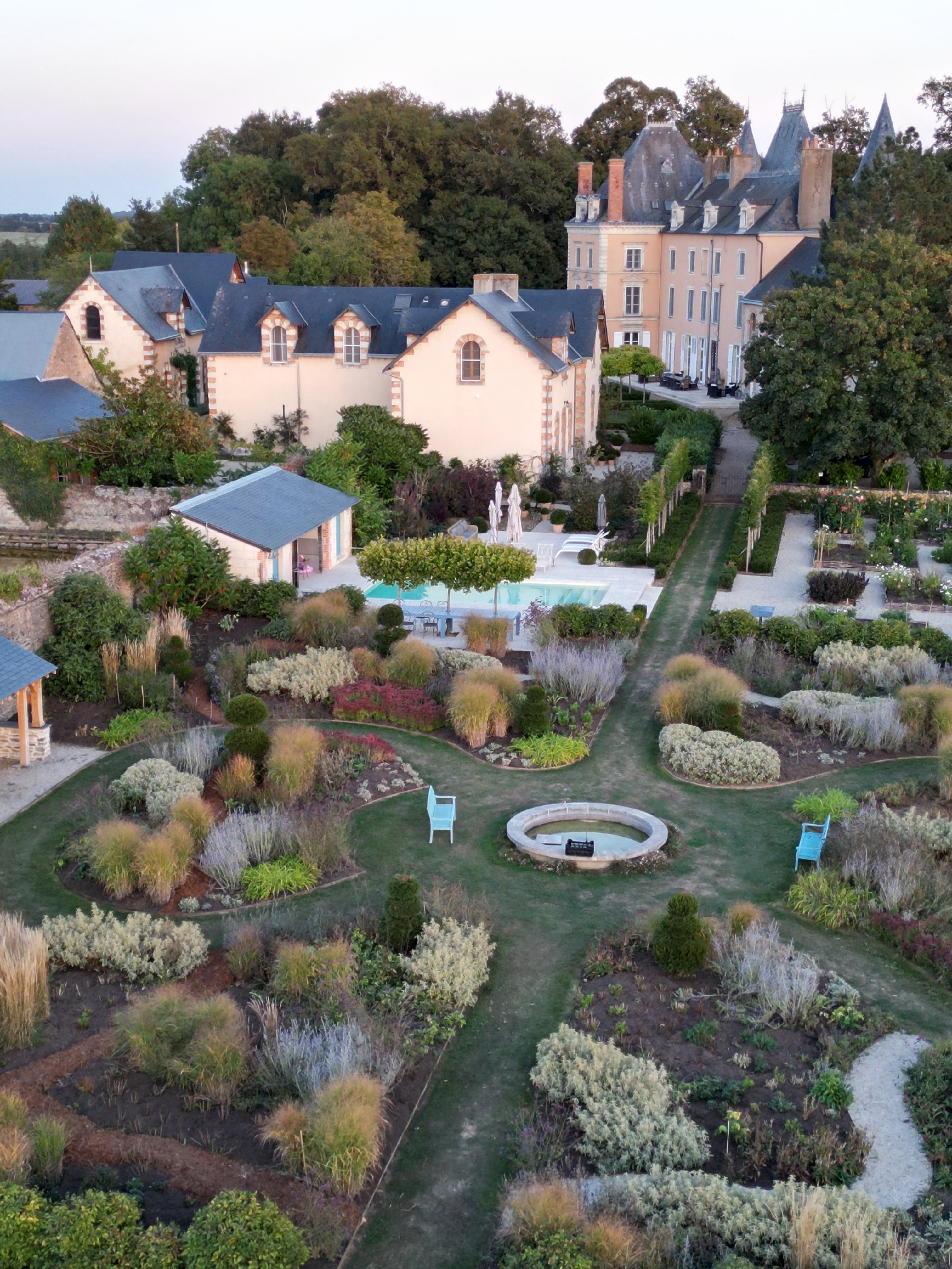 The chateau, just over an hour from Paris, which has been renovated and restored by its Australian owners.