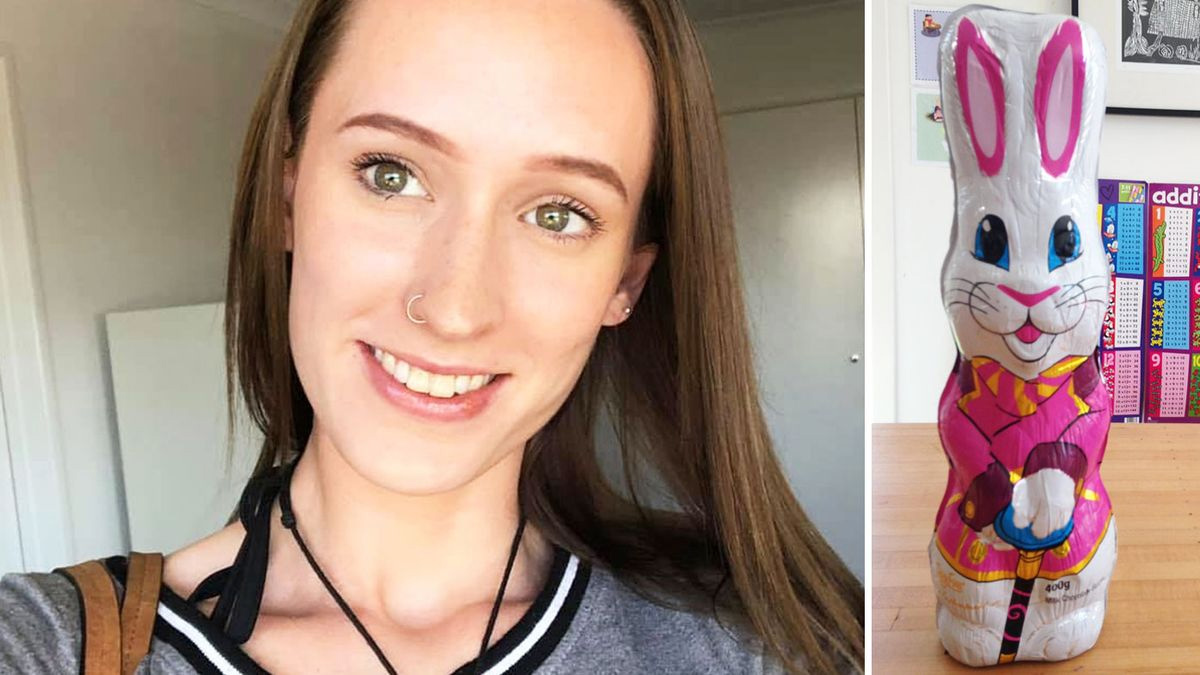 Melbourne woman Kaley suffered from an anaphylactic reaction after mistakenly thinking Aldi's Dairy Fine chocolate was Dairy Free. 