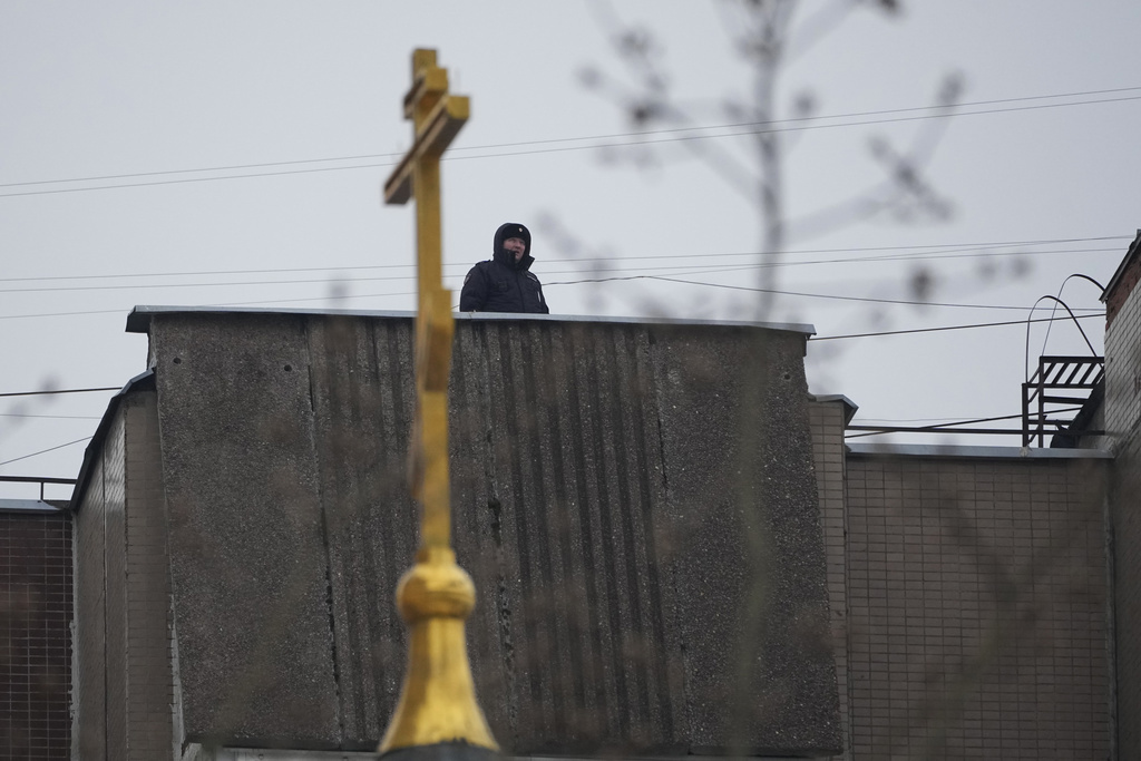 The funeral of Russian opposition leader Alexei Navalny