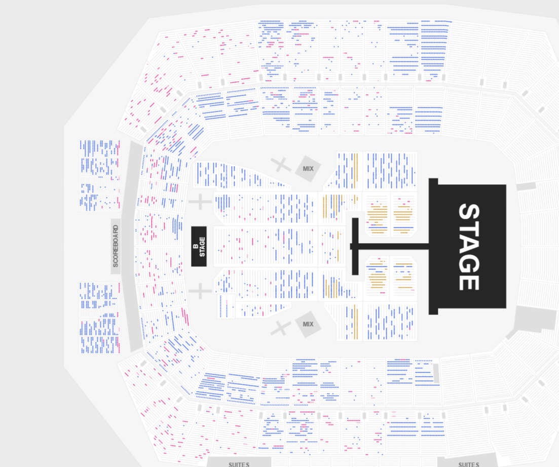 Blue dot fever example with post malone show 