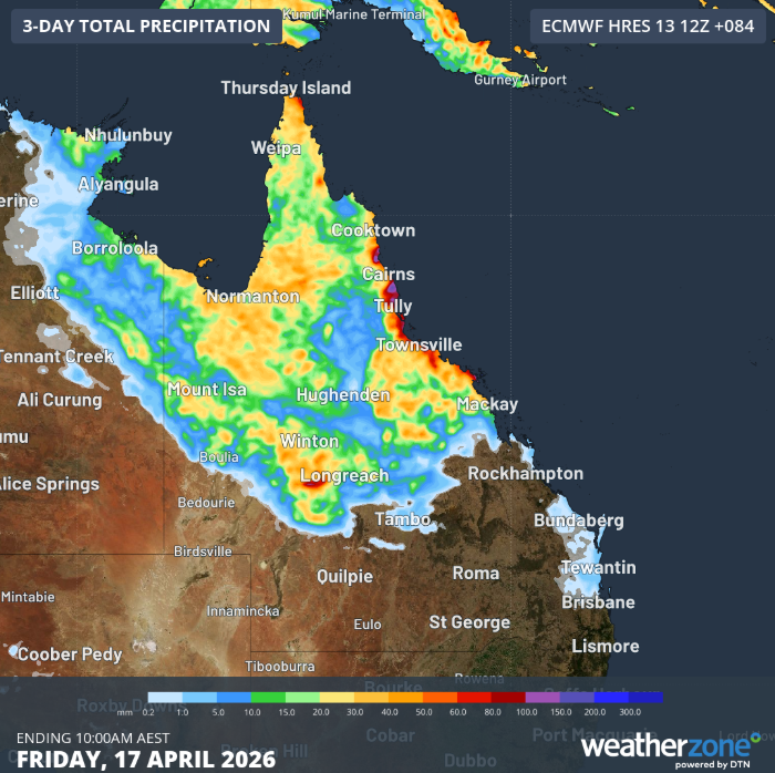 It looks like this will be another event bringing moisture to inland Queensland, which has already had its fair share of rain this year.