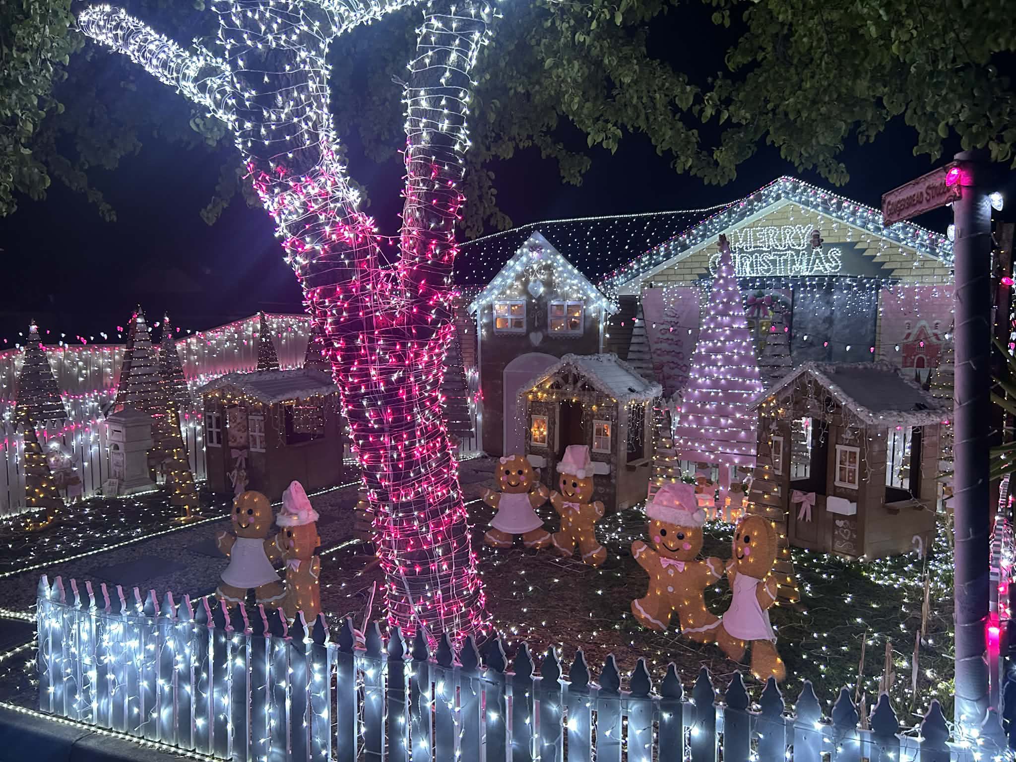 Scott Church and his partner had a spontaneous idea to create a Christmas display last year, but a couple of thousand dollars later, that turned into a full-blown spectacle. 