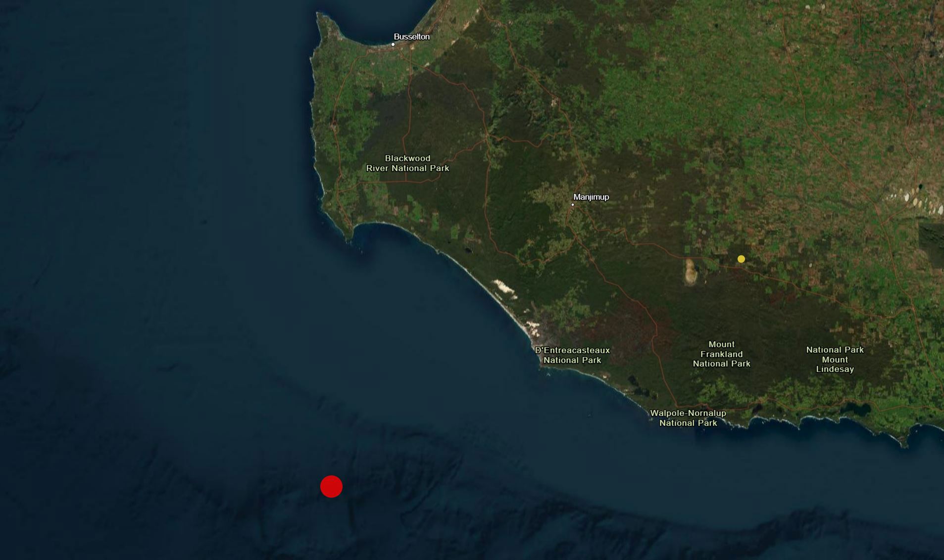 Magnitude 4.0 earthquake strikes off the coast of Western Australia