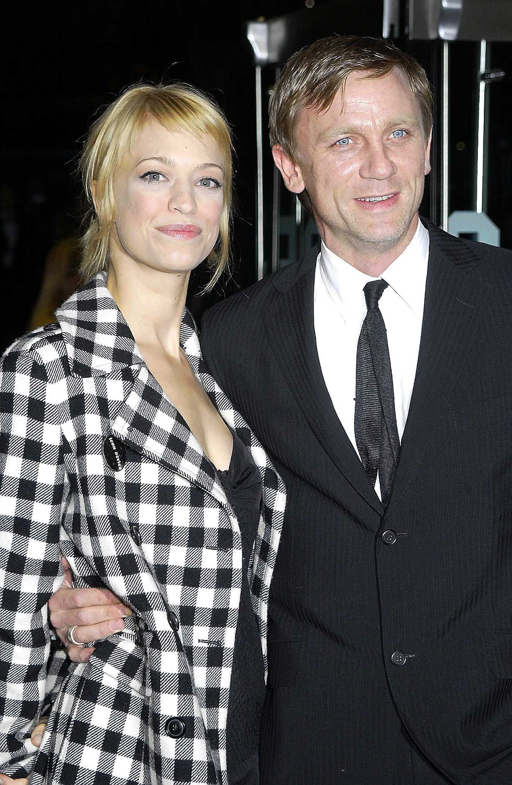 Daniel Craig with Heike Makatsch attend The Times BFI London Film Festival, November 2003 in London.