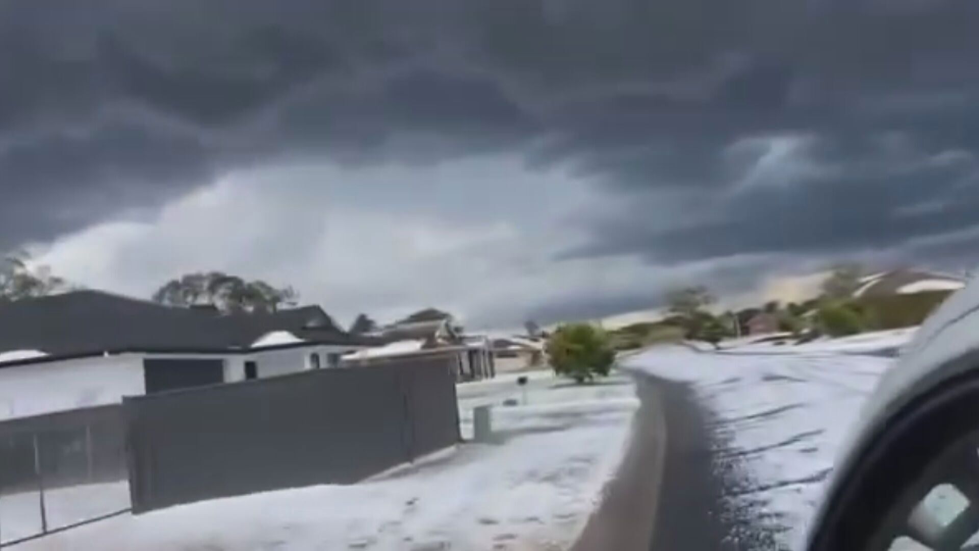 NSW christmas day hail