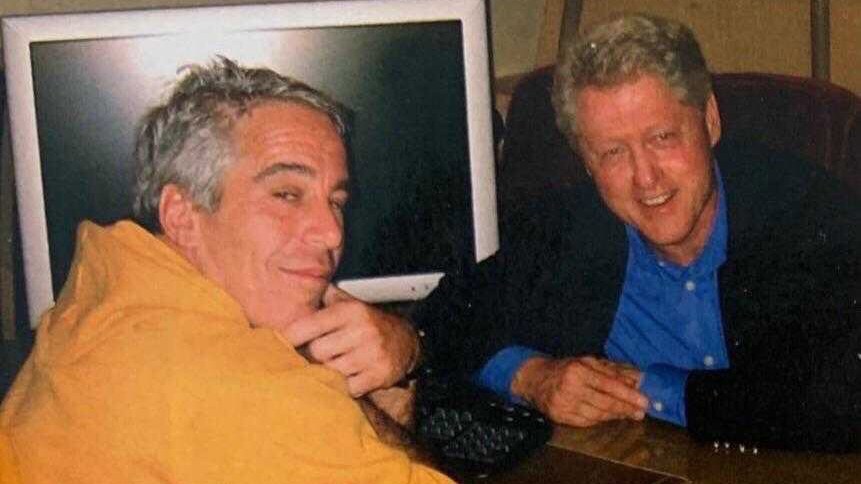 Jeffrey Epstein y Bill Clinton.