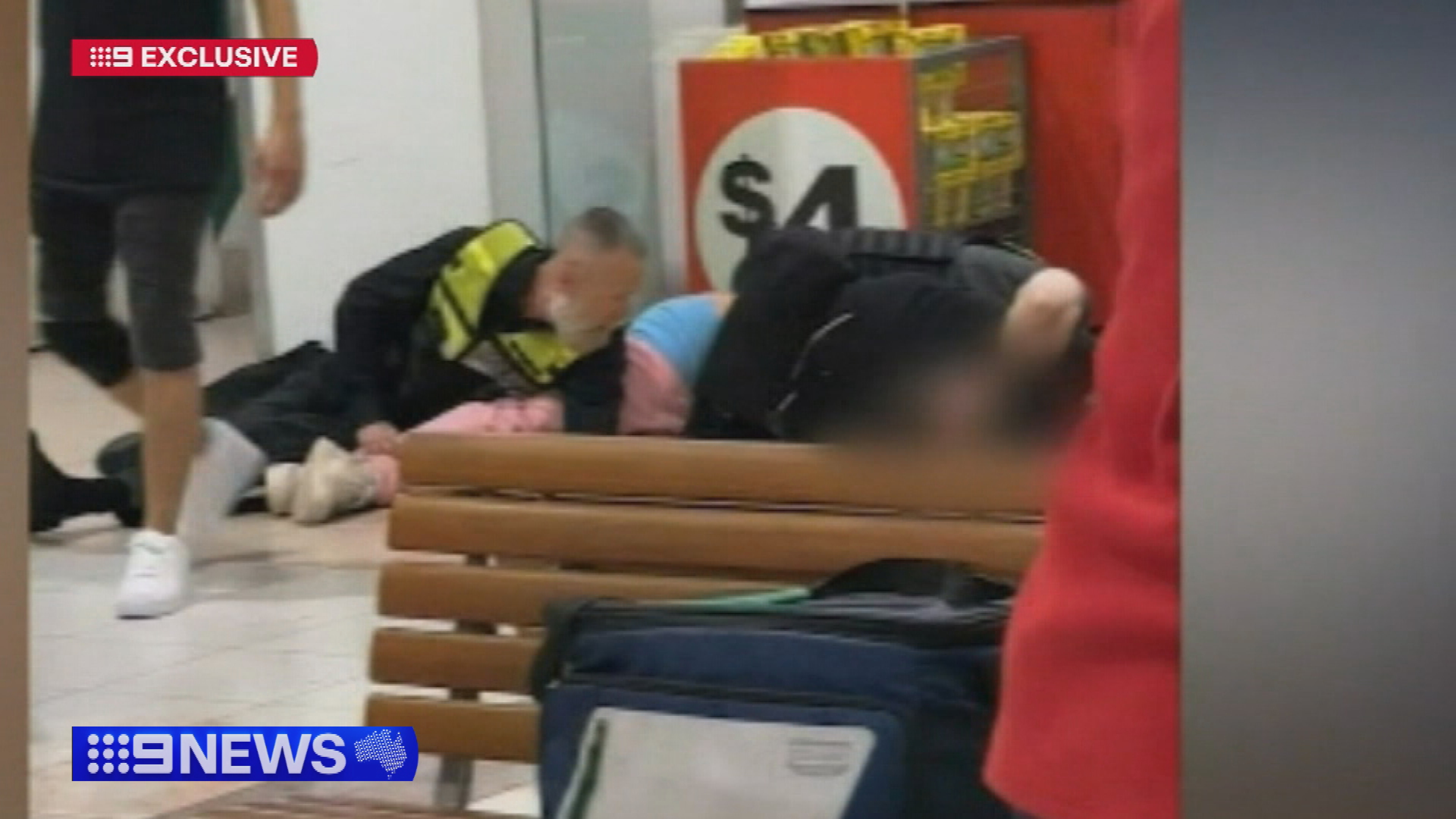 Police swiftly pounced on a suspect at the scene and took him into custody.
