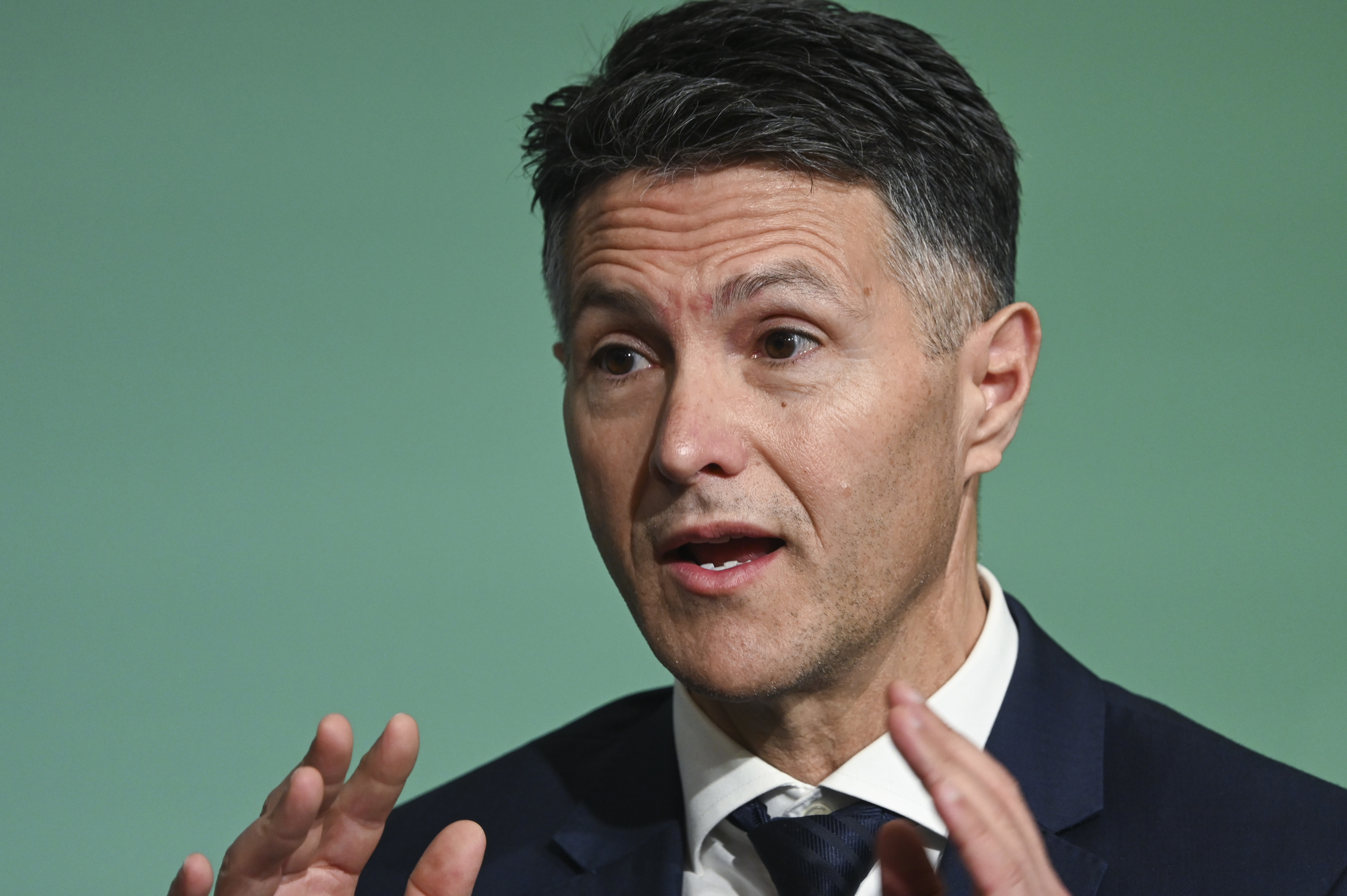 Victor Dominello, Former Minister for Customer Service NSW at the AFR Government Services Summit.