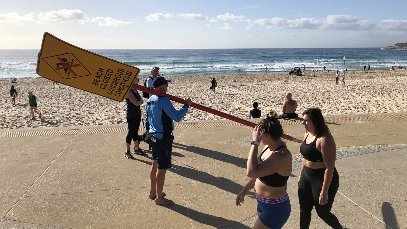 Maroubra is one of many Sydney beaches closed by councils to enforce social distancing.
