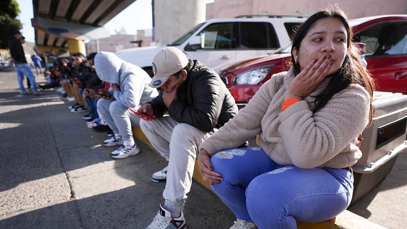 Would-be migrants who had appointments to assess their asylum claims were waiting in line yesterday when they found out their bookings had been cancelled.