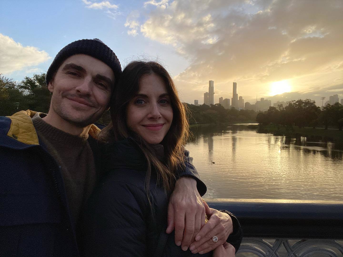 Dave Franco and Alison Brie