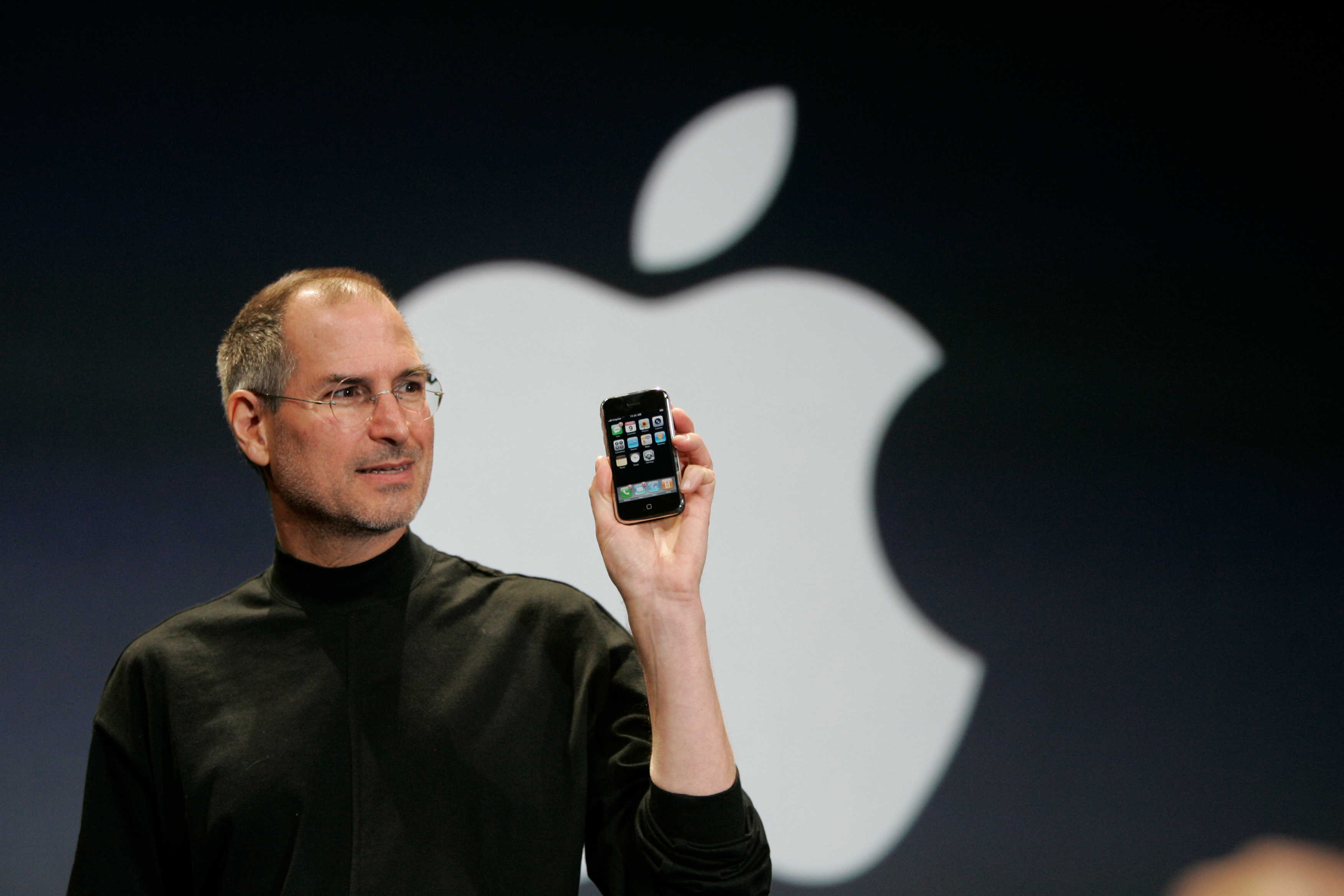 Steve Jobs introduces the first iPhone.