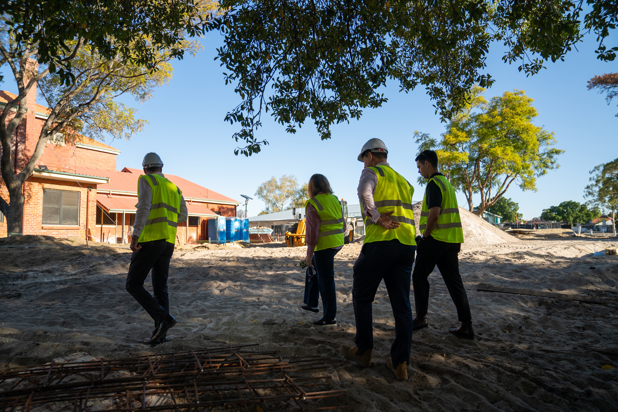 A Perth council has been forced to apologise after 46 trees were mistakenly cut down at a highly anticipated $8.1 million park redevelopment.