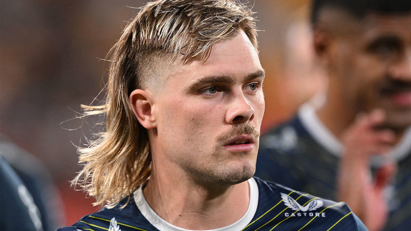 Ryan Papenhuyzen of the Storm looks on during warm up ahead of the NRL Qualifying Final match between the Brisbane Broncos and Melbourne Storm 