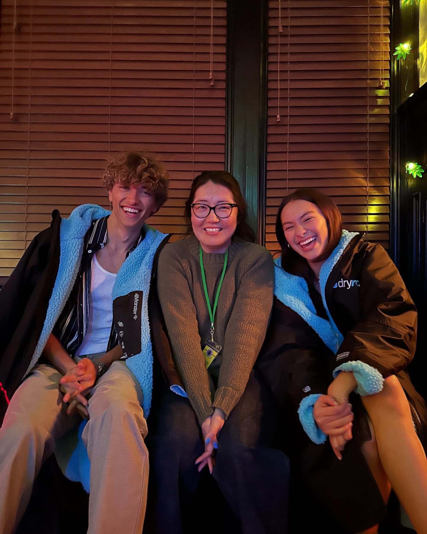 Lola Tung, Jenny Han and Gavin Casalegno from The Summer I Turned Pretty
