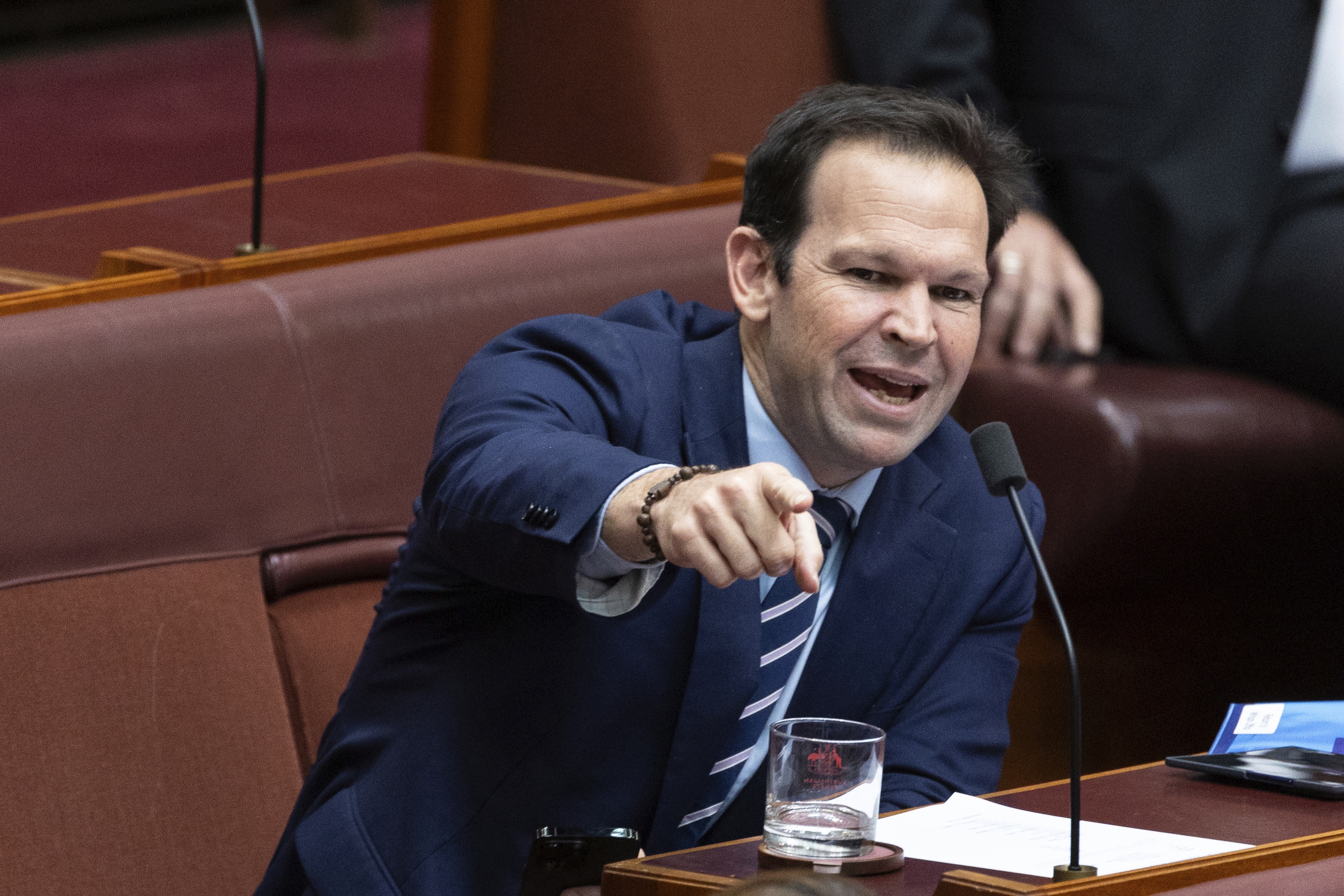 Senator Matt Canavan during Question Time at Parliament House in Canberra on Thursday 30 October 2025. fedpol Photo: Alex Ellinghausen