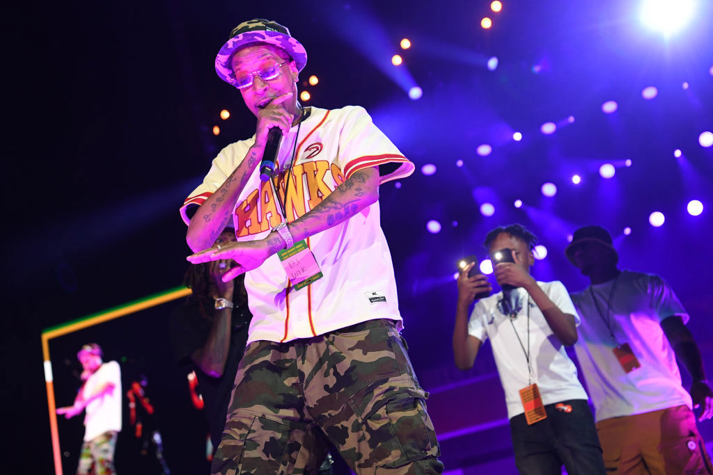 ATLANTA, GEORGIA - SEPTEMBER 07: DJ Unk peforms onstage as Druski hosts first-ever Coulda Fest Comedy and Music Festival at State Farm Arena on September 07, 2024 in Atlanta, Georgia. (Photo by Paras Griffin/Getty Images)