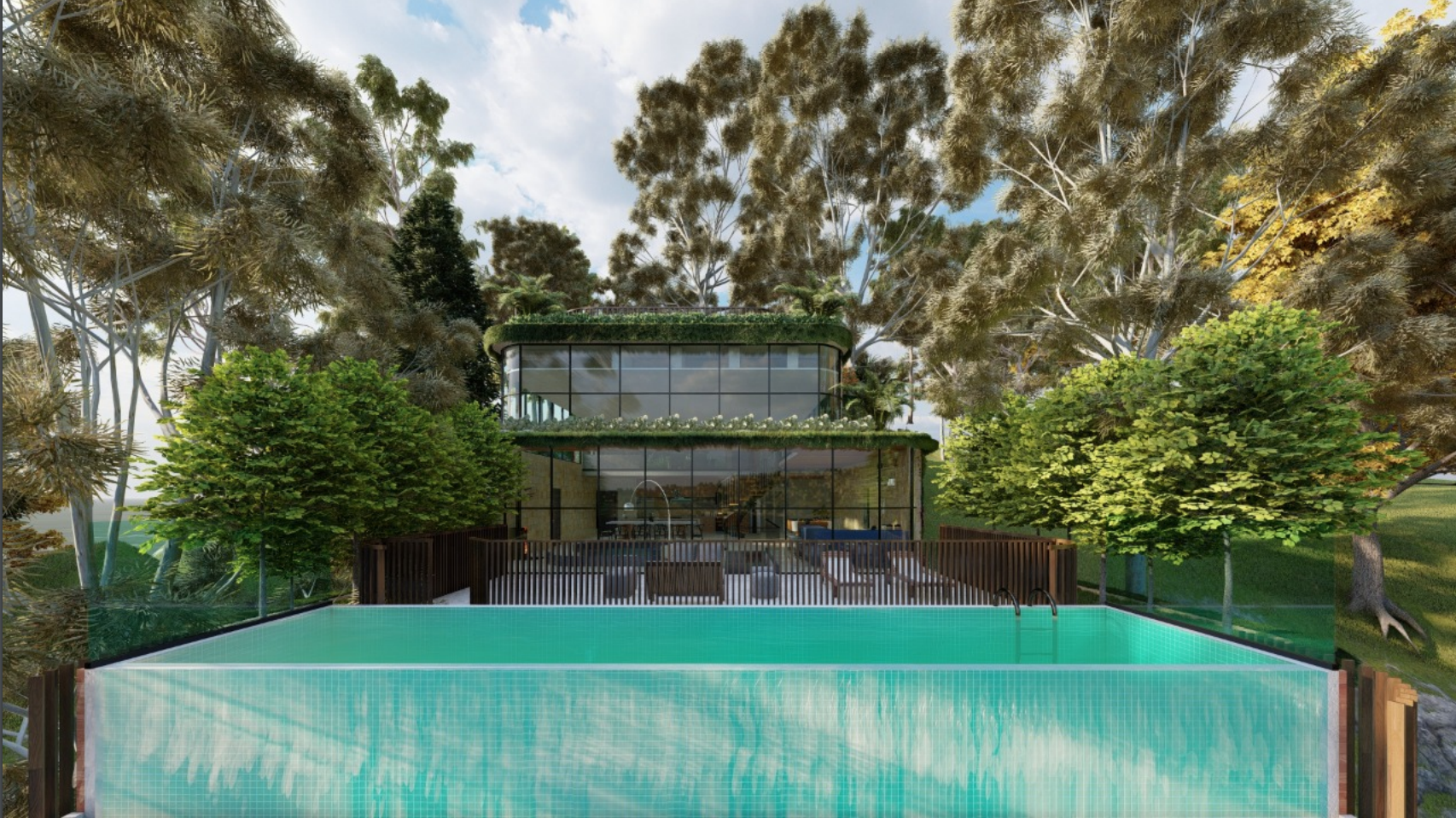 Jamie durie avalon mansion: renders inside