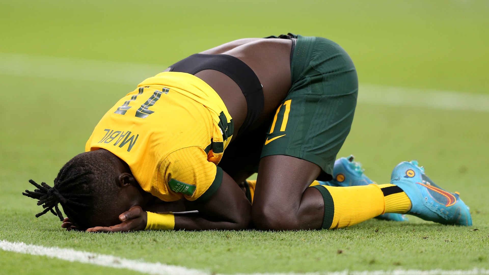 Socceroos Awer Mabil says penalty was a ‘thank you’ to Australia