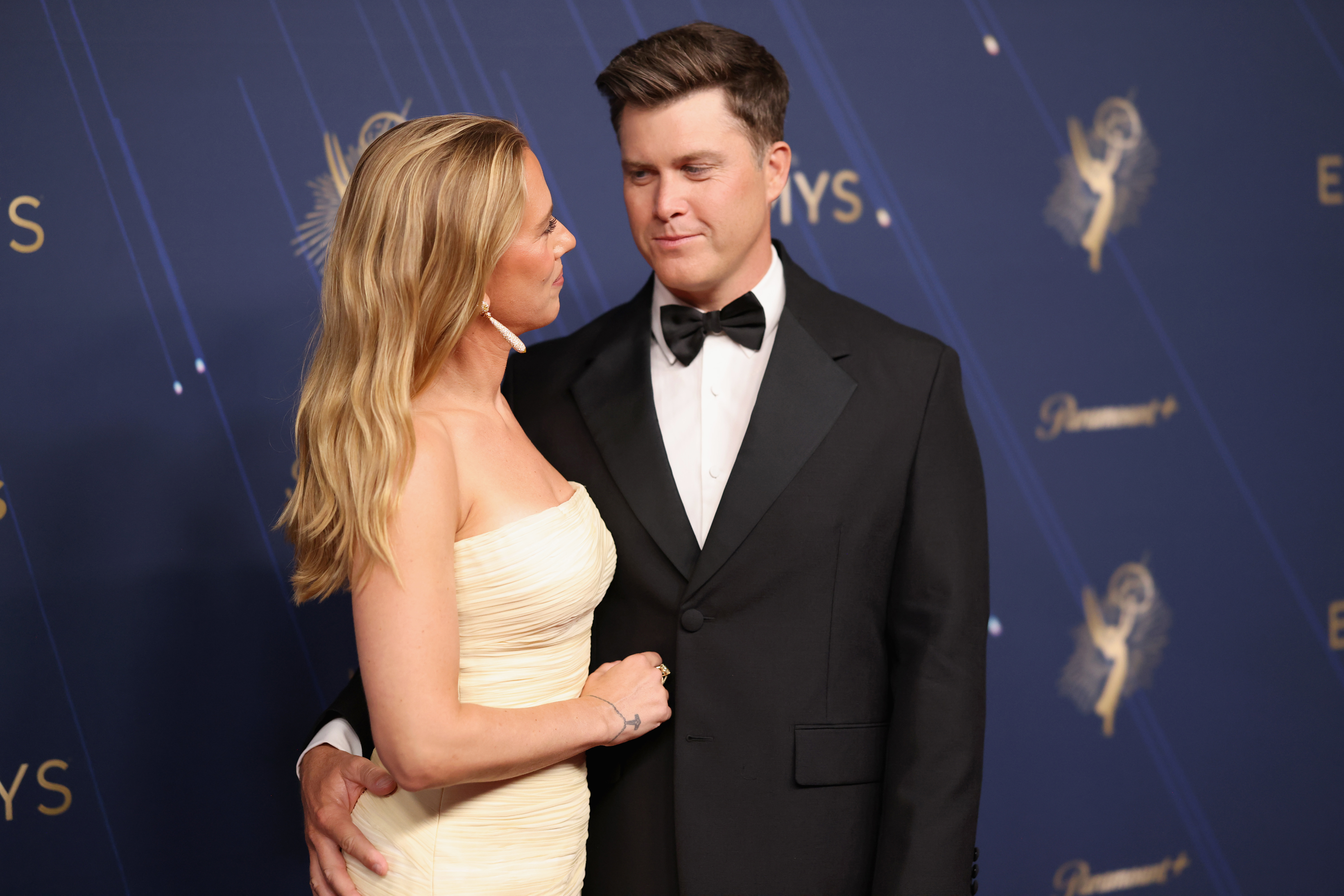 Scarlett Johansson and Colin Jost