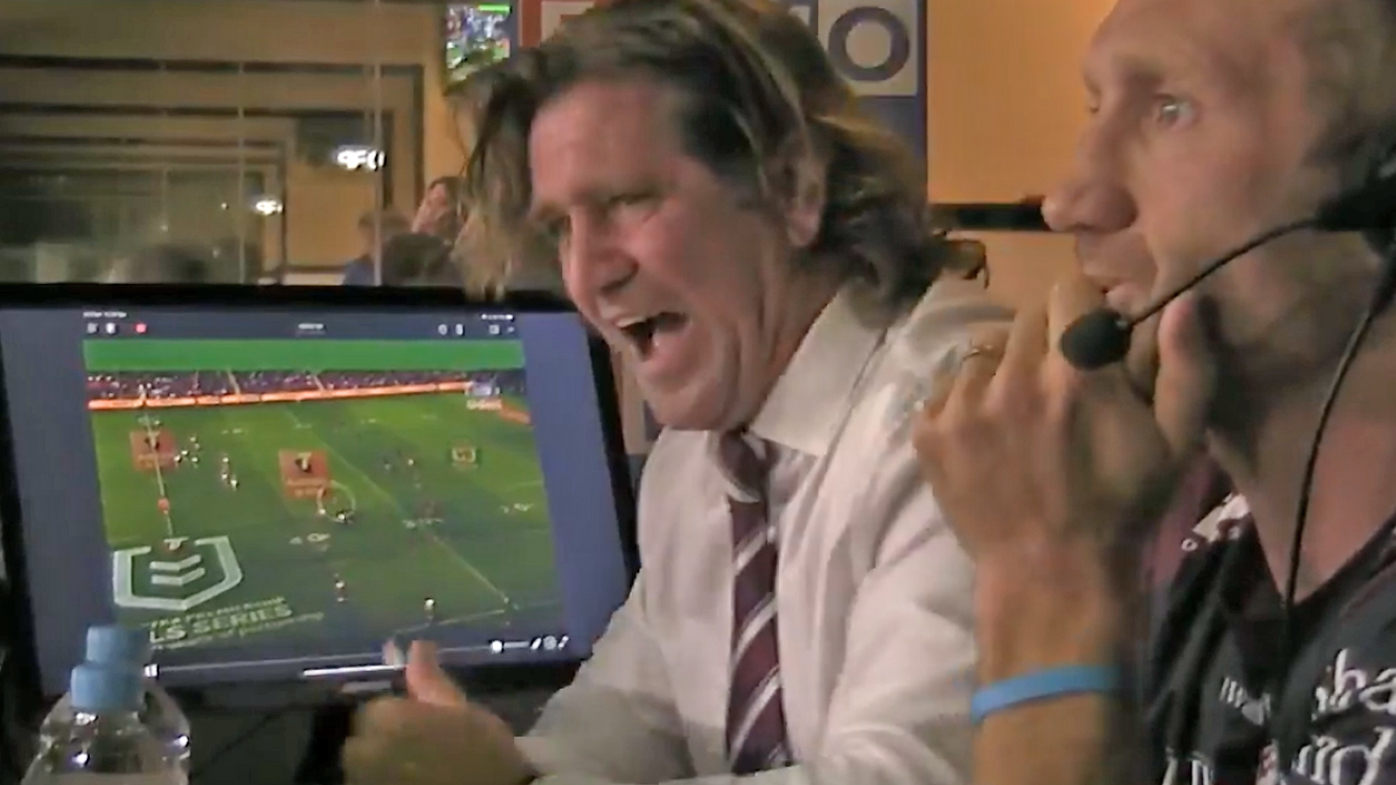 Des Hasler gets fired up