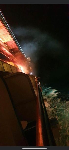 Small fire breaks out on cruise ship balcony off NSW coast