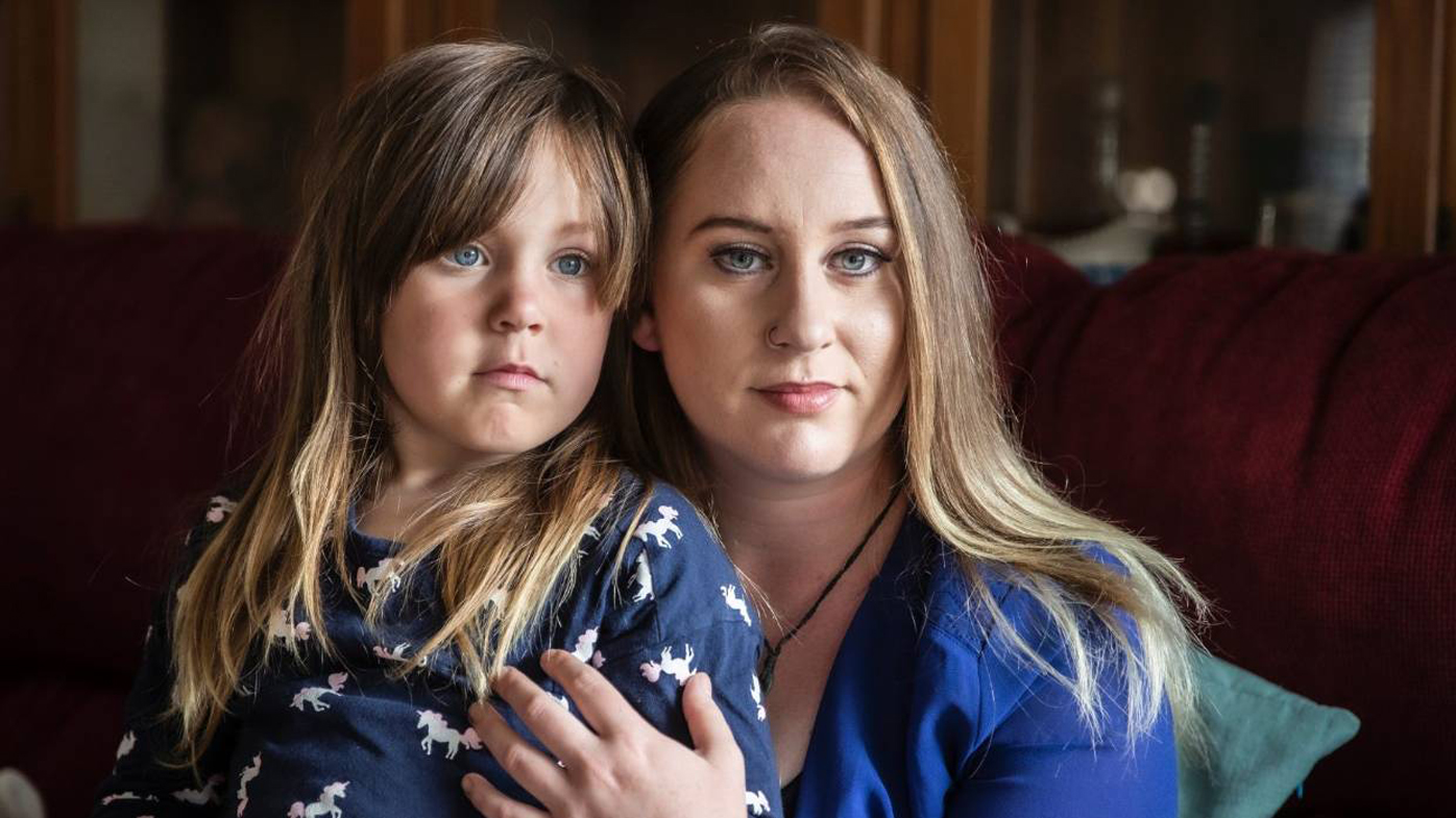 Abby Bayly tries not to think about her melanoma diagnosis when she's with her daughter Allyson.