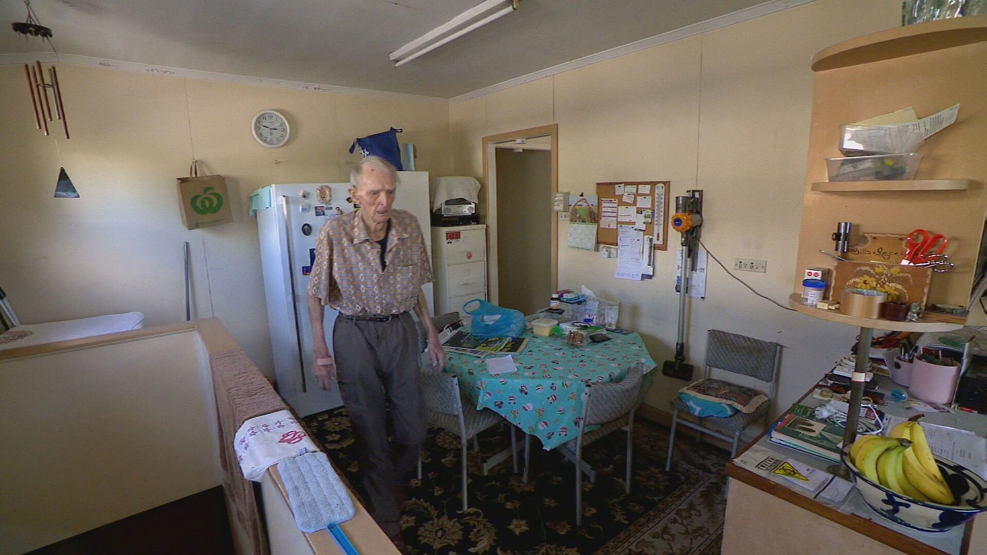 An elderly Brisbane man is being forced out of his home as the state government resumes his property for The Gabba redevelopment.Trevor Connolly has been living on his street in Coorparoo for more than 80 years but he has been told until Christmas before he needs to be out.