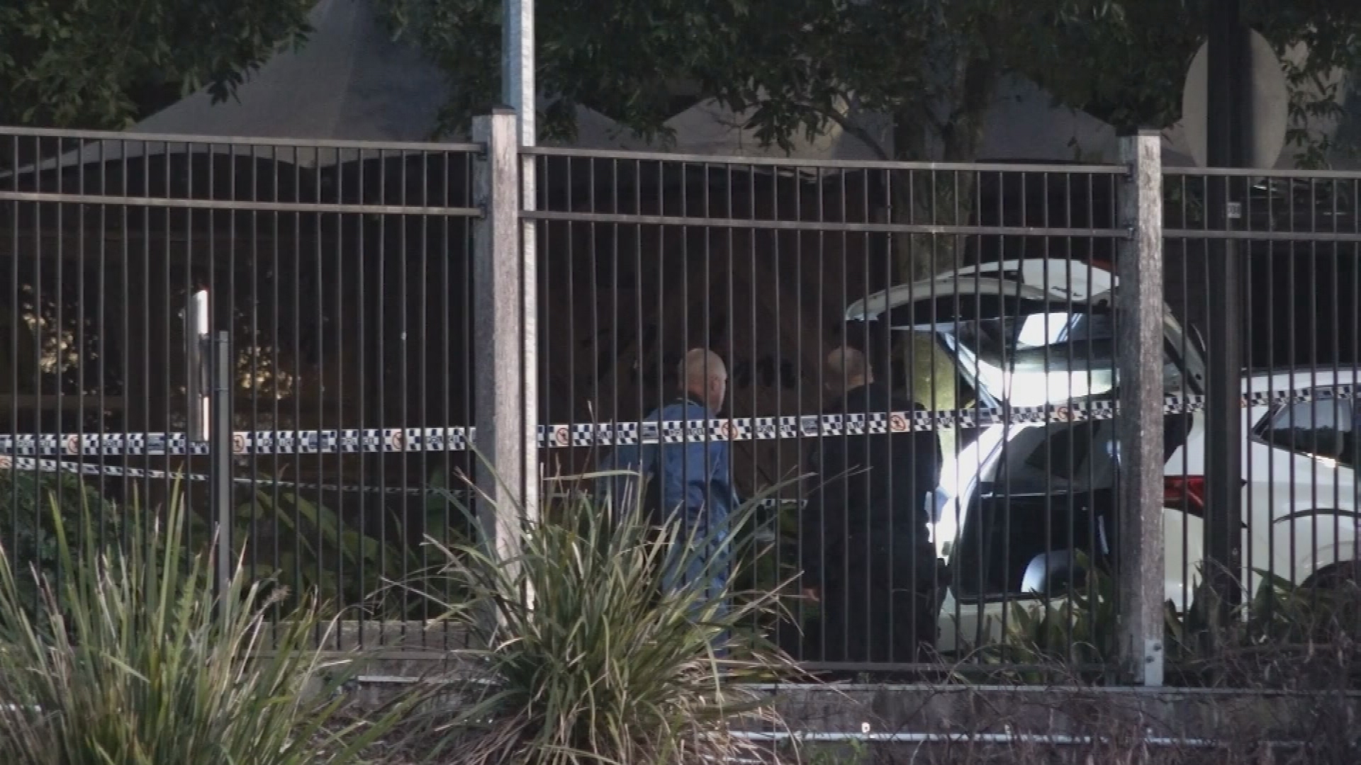 Emergency services were called to the car park of the Coomera Westfield on Foxwell Road about 1.25am today after a security guard found a 32-year-old woman with stab wounds.
