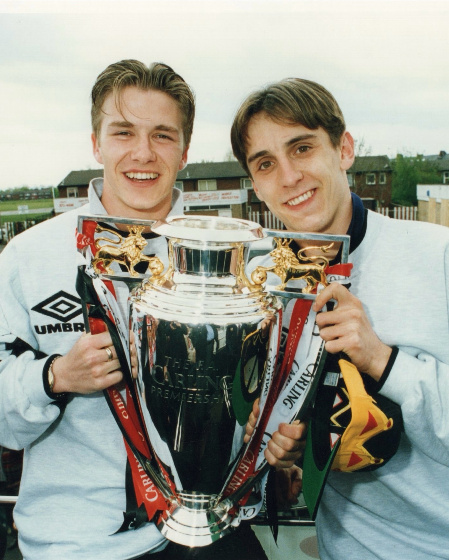 David Beckham and Gary Neville