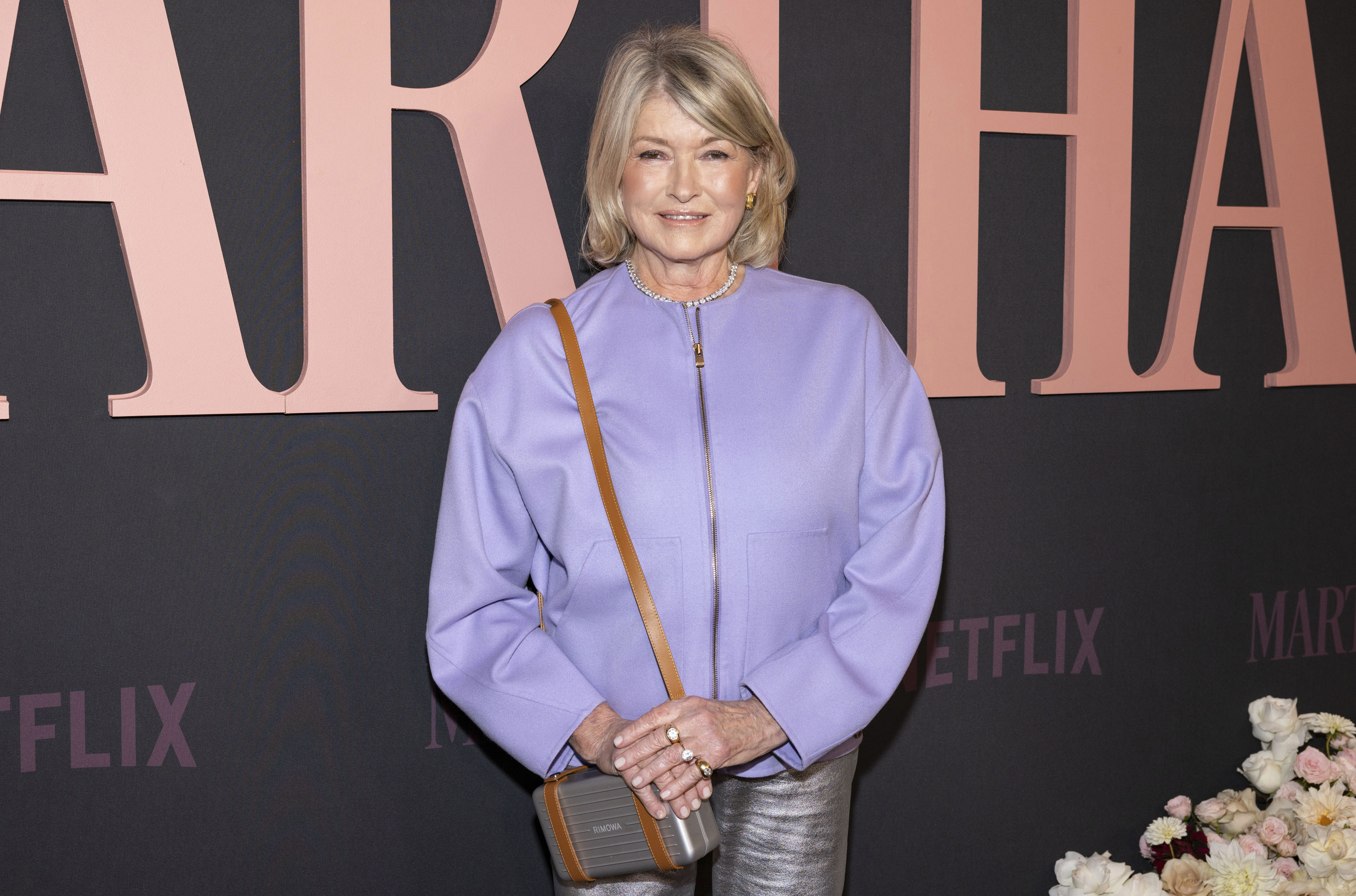 Martha Stewart attends the premiere of the Netflix documentary "Martha" at The Paris Theater on Monday, Oct. 21, 2024, in New York. (Photo by CJ Rivera/Invision/AP)